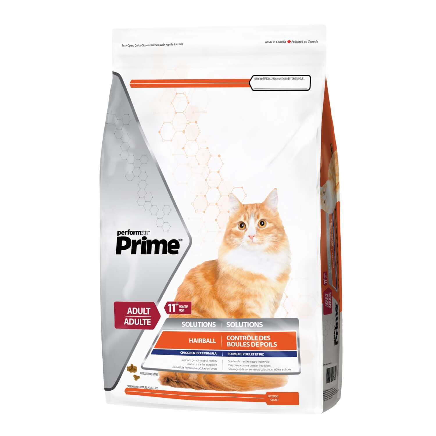 Performatrin Prime Hairball Formula Dry Cat Food, 6-Lb Bag
