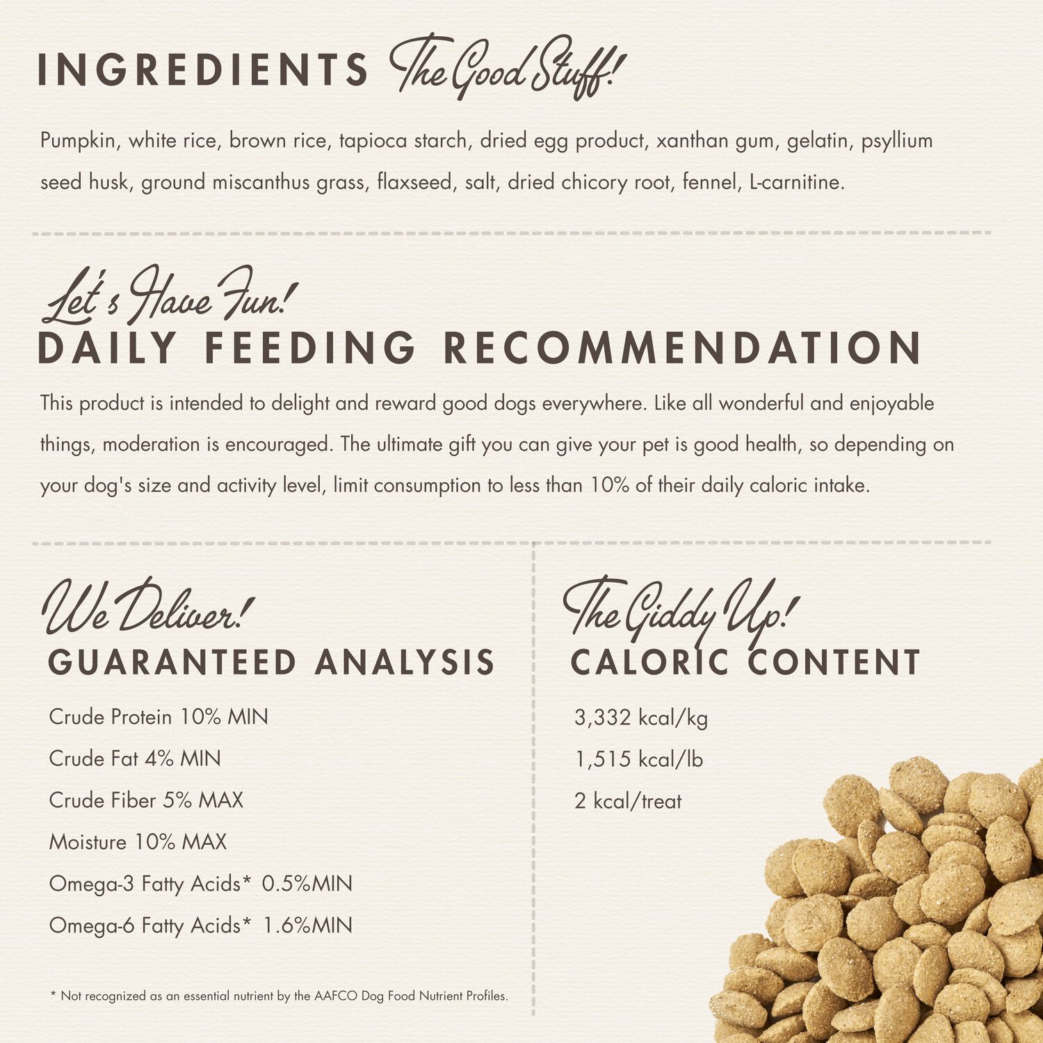 Fromm Nutritionals Digestive Functional Crunchy Dog Treats, 6-Oz Bag