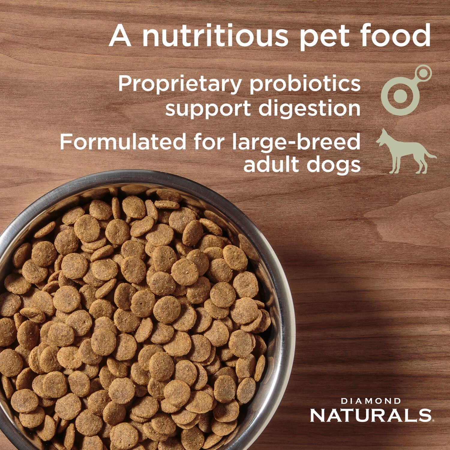 Diamond Naturals Large Breed Adult Dog Chicken & Rice Formula Dry Dog Food, 40-Lb Bag