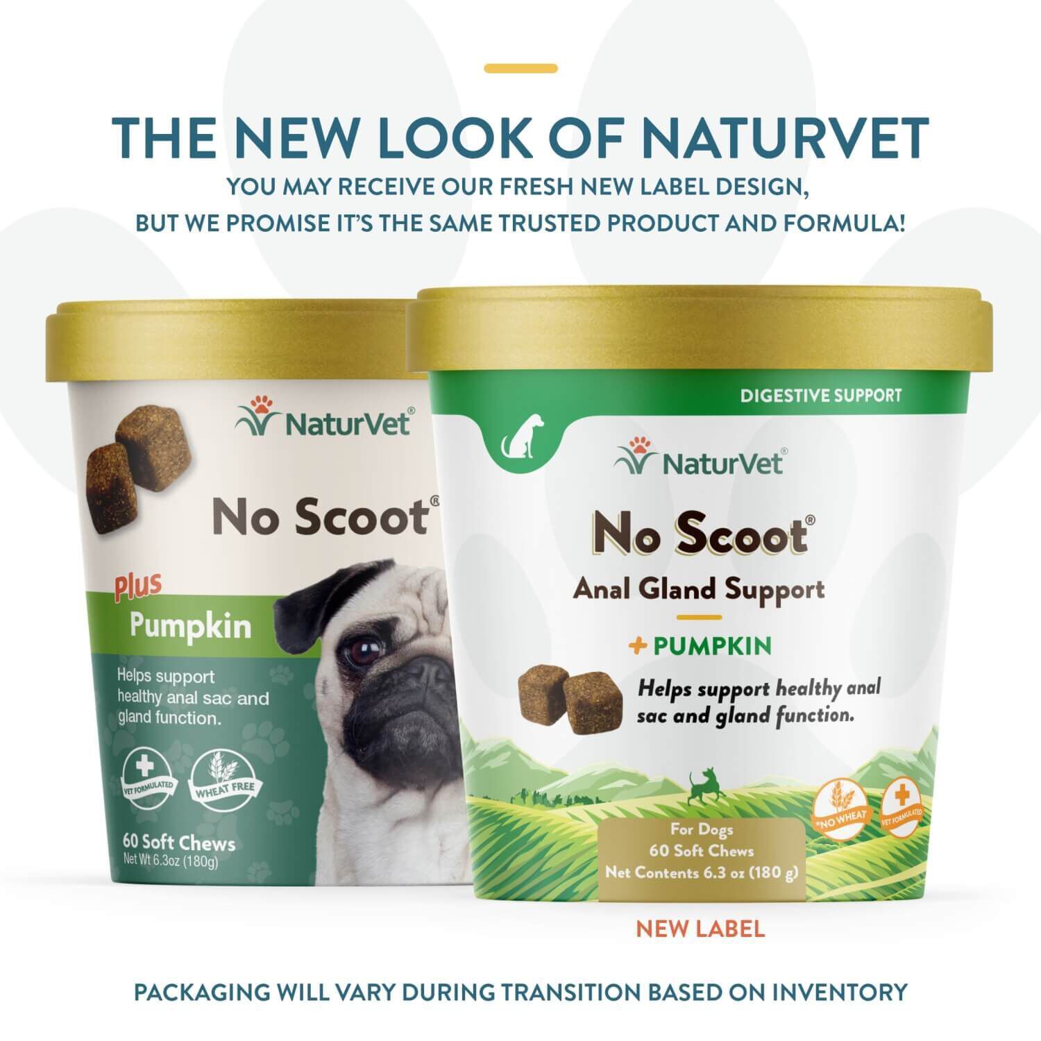 Naturvet No Scoot Anal Gland Support + Pumpkin Soft Chew