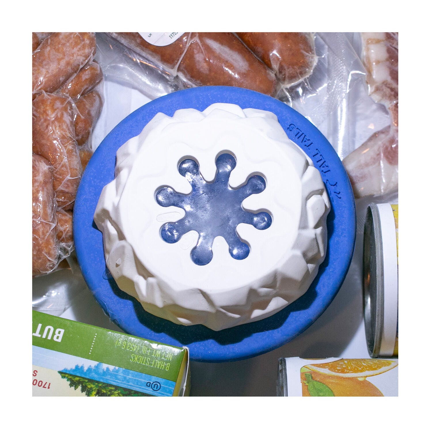 Tall Tails Natural Rubber Polar Freezable Interactive Treat Dispensing Dog Toy, 5"