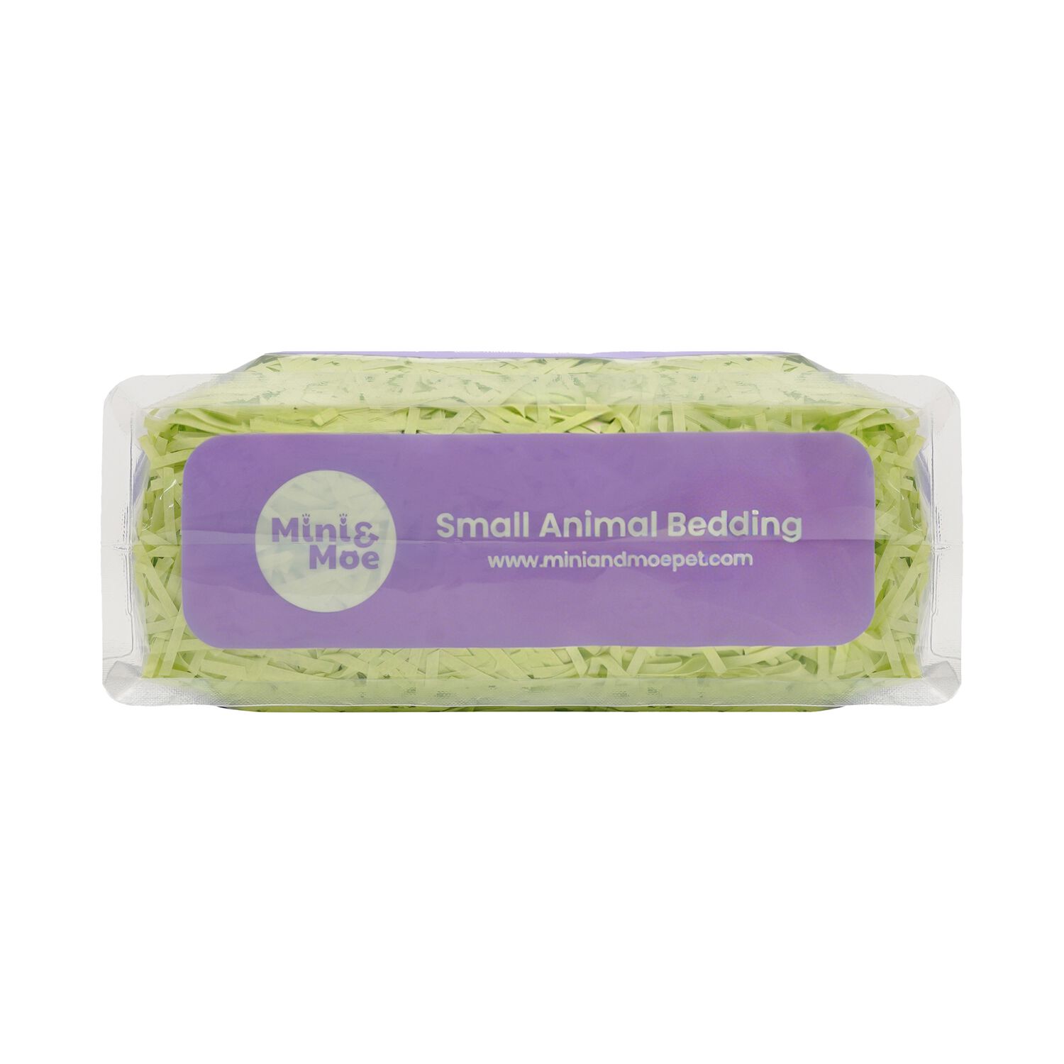 Mini & Moe, Hamster Bedding, Paper Straw, Green, Small Animals, 56-Liter Bag