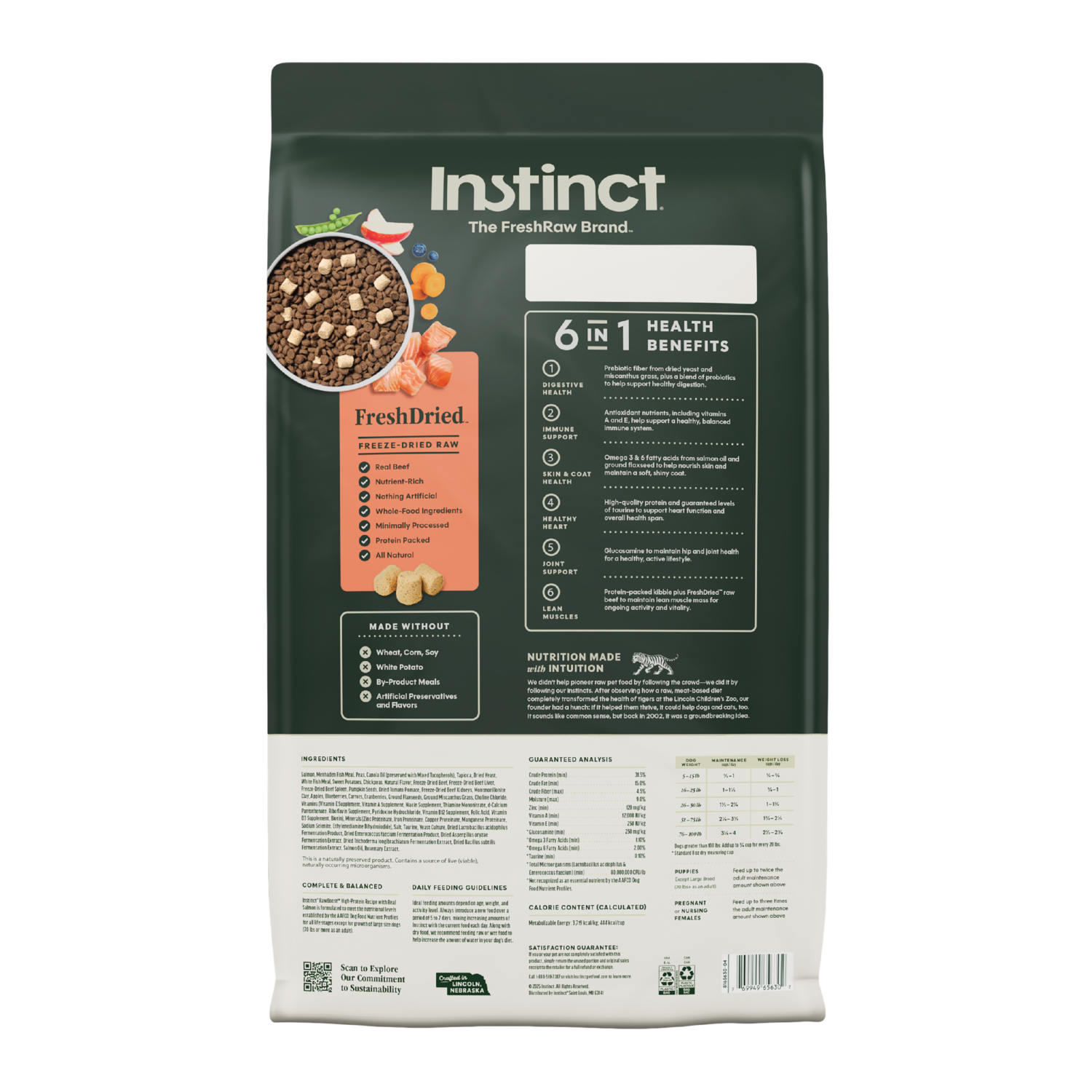 Instinct Raw Boost Grain-Free Recipe With Real Salmon Dry Dog Food, 19-Lb