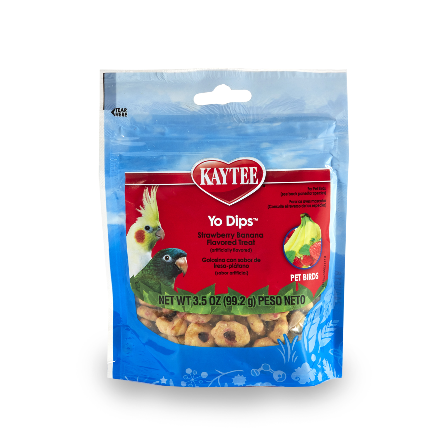 Kaytee Yogurt Dips Bird Treats, Strawberry Banana, 3.5-Oz