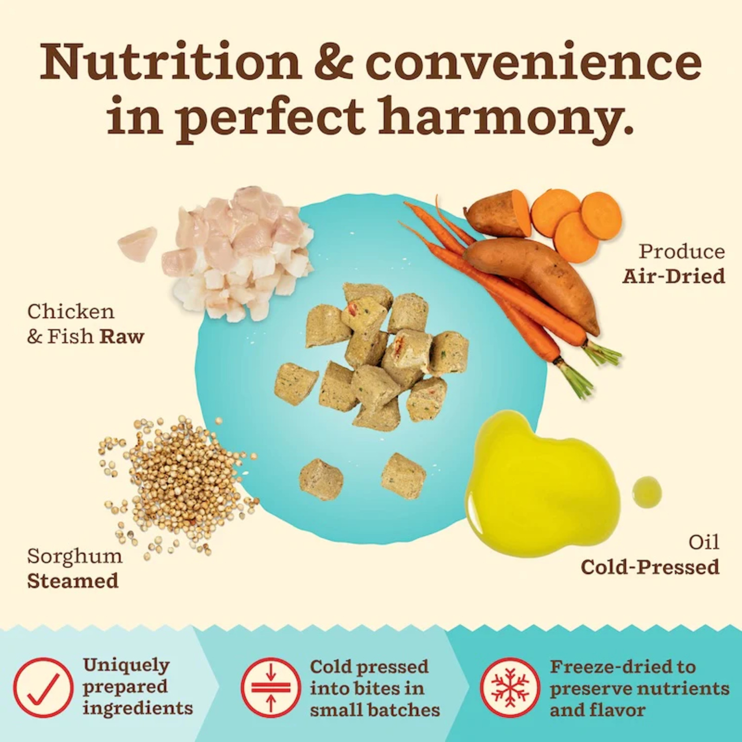 Primal Kibble In The Raw Chicken & Fish Recipe Freeze-Dried Cat Food, 4-Lb Bag
