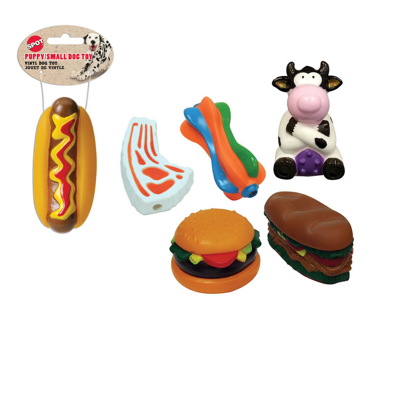 Spot Vinyl Puppy & Small Dog Toy, Assorted 