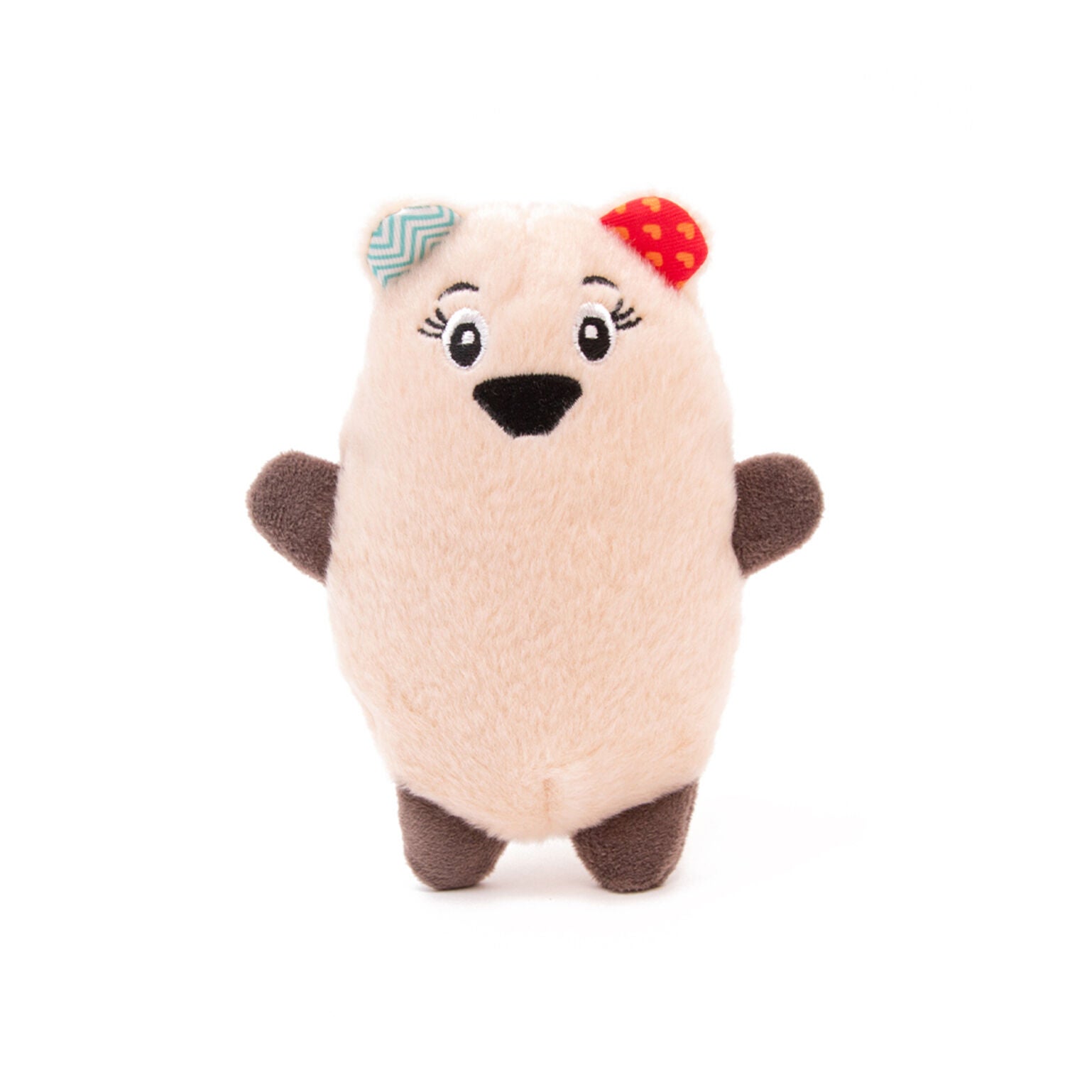 Little & Lively Soft Polar Bear Small Dog Toy