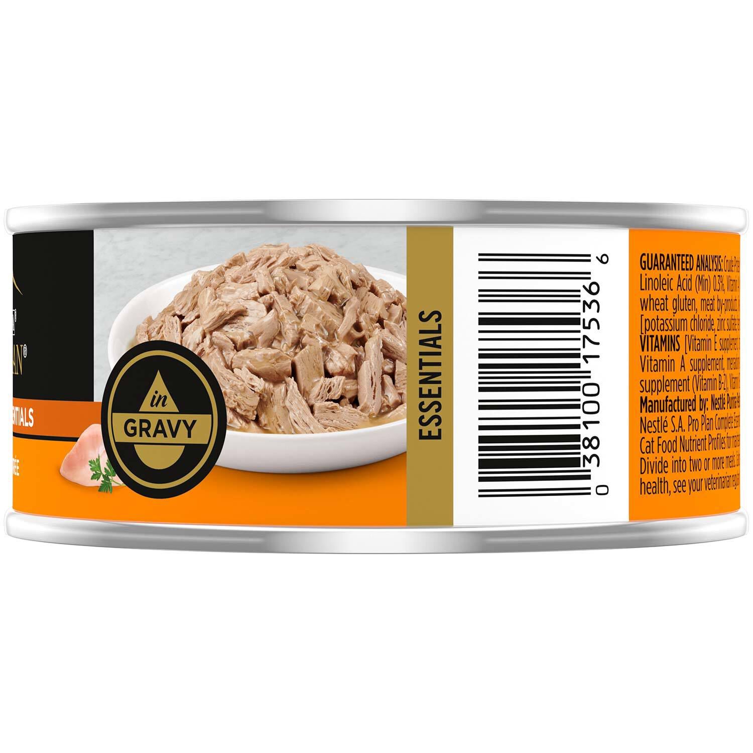 Purina Pro Plan Chicken Entree In Gravy Cat Food, 5.5-Oz Can Pack Of 24