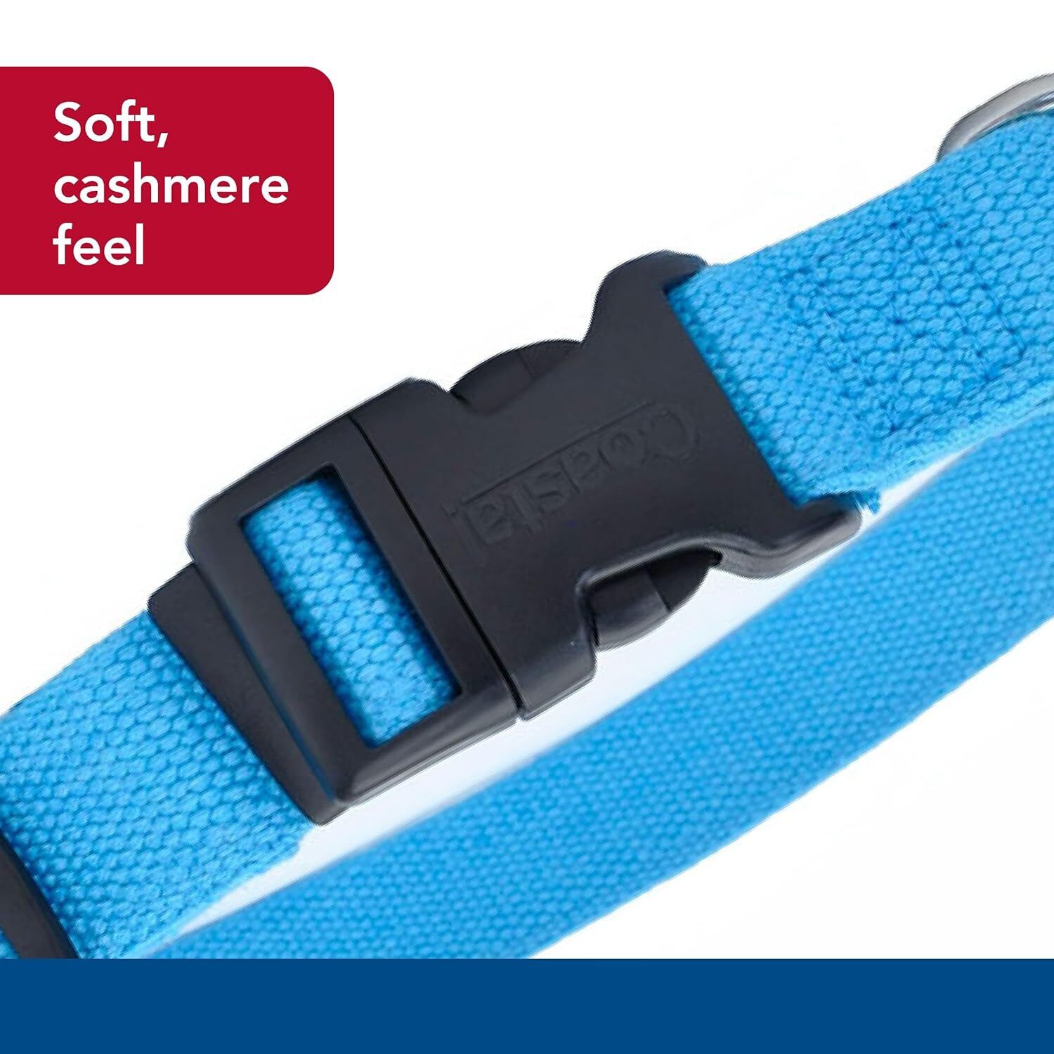 Coastal New Earth Soy Adjustable Dog Collar, 1" X 18-26" - Rose