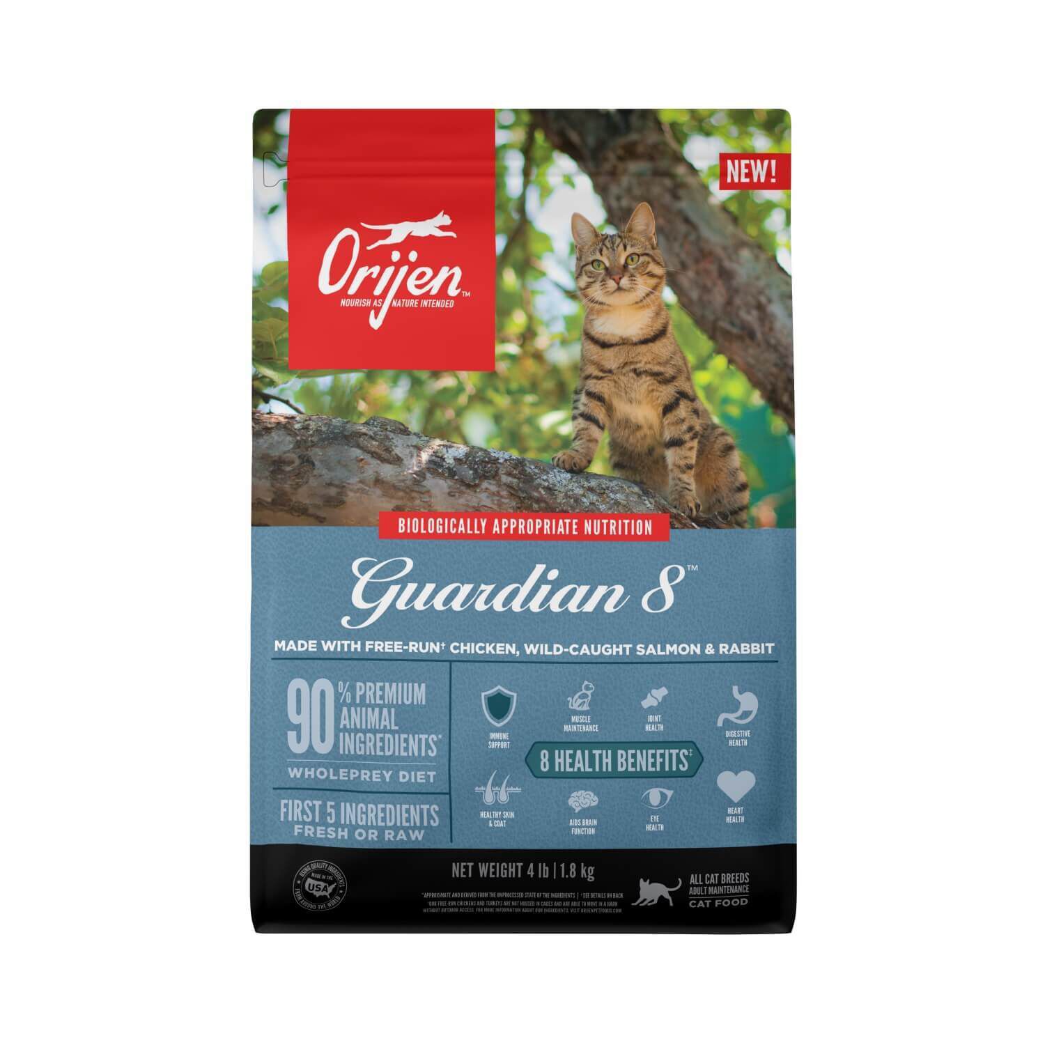 Orijen® Dry Adult Cat Food, Grain Free, Premium, High Protein, Fresh