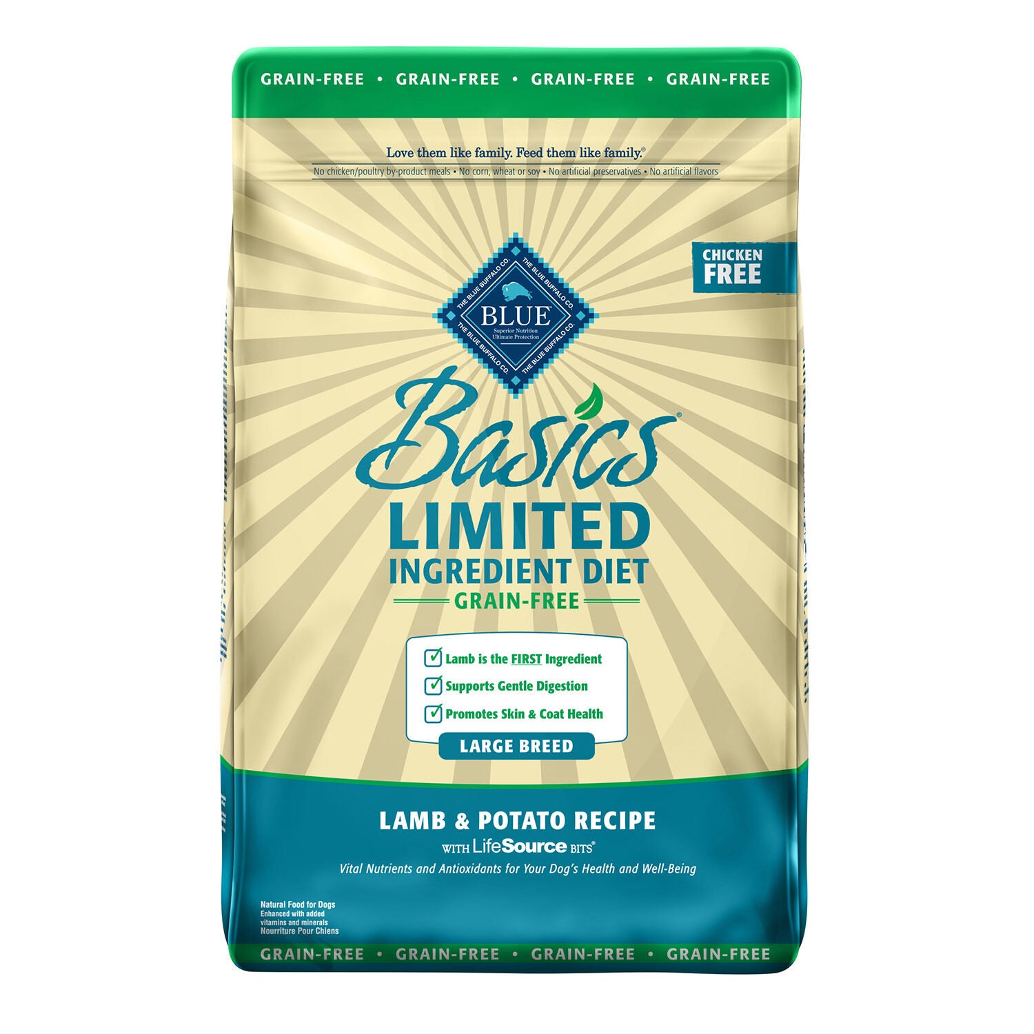 Large breed limited store ingredient dog food