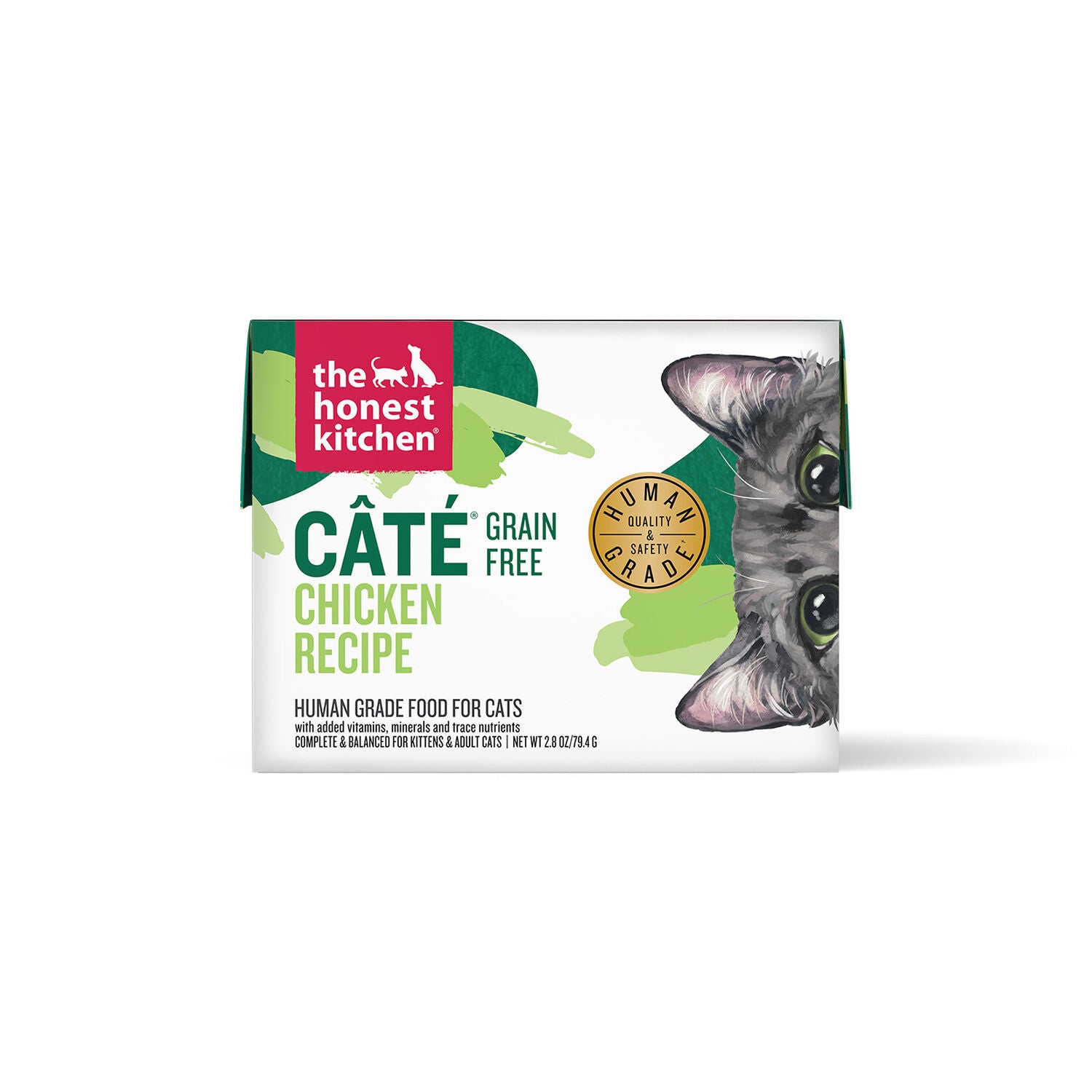 The Honest Kitchen Cate Grain-Free Chicken Pate Recipe Wet Cat Food