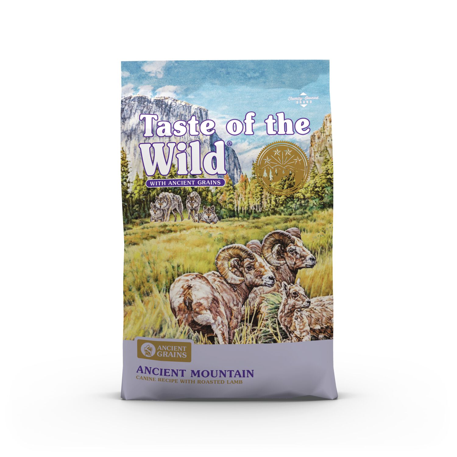 Taste Of The Wild Ancient Dry Dog Food With Grains, Mountain Canine Recipe With Roasted Lamb