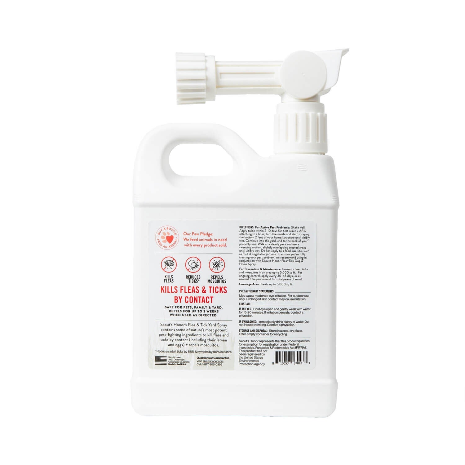 Skout's Honor Max Strength Flea And Tick Yard Spray