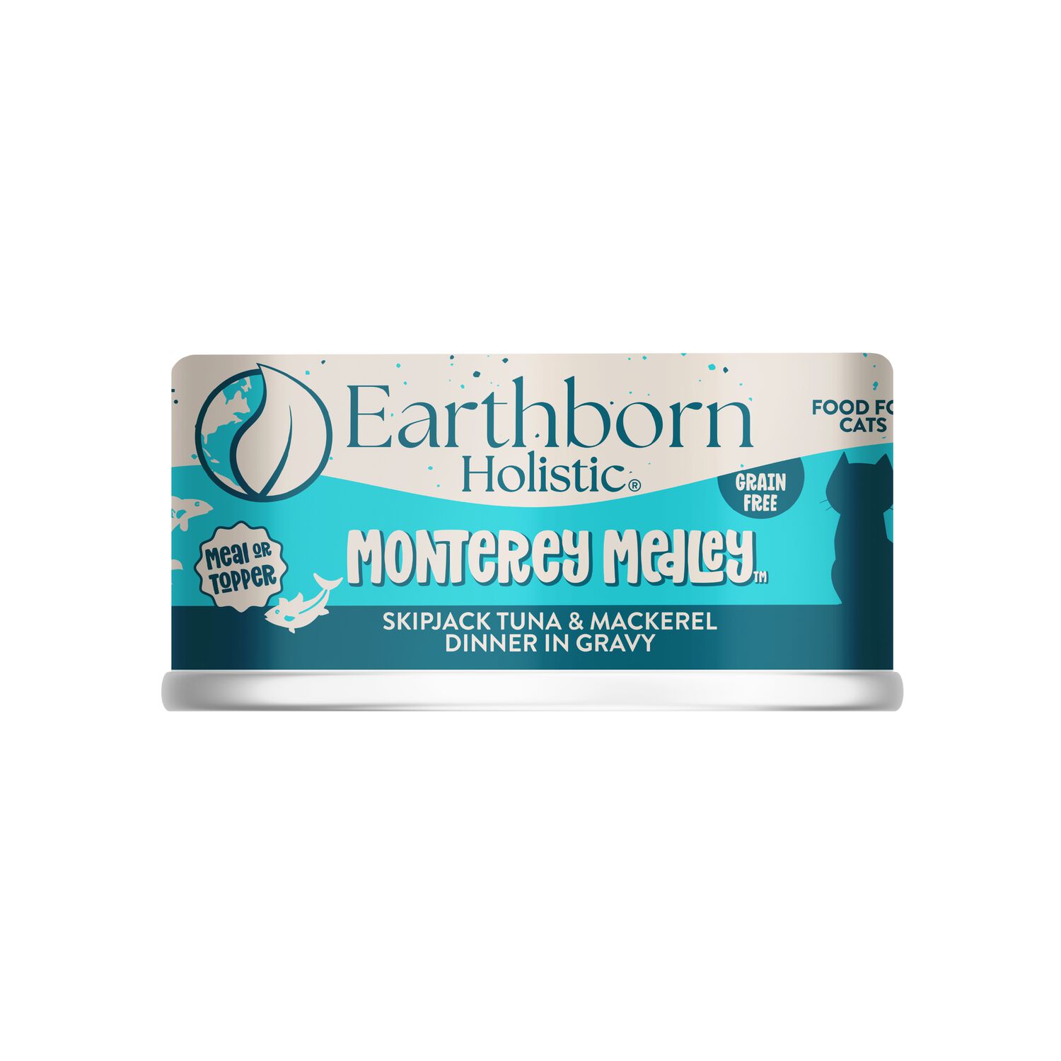 Earthborn Holistic Grain-Free Monterey Medley Skipjack Tuna And Grilled Mackerel Wet Cat Food