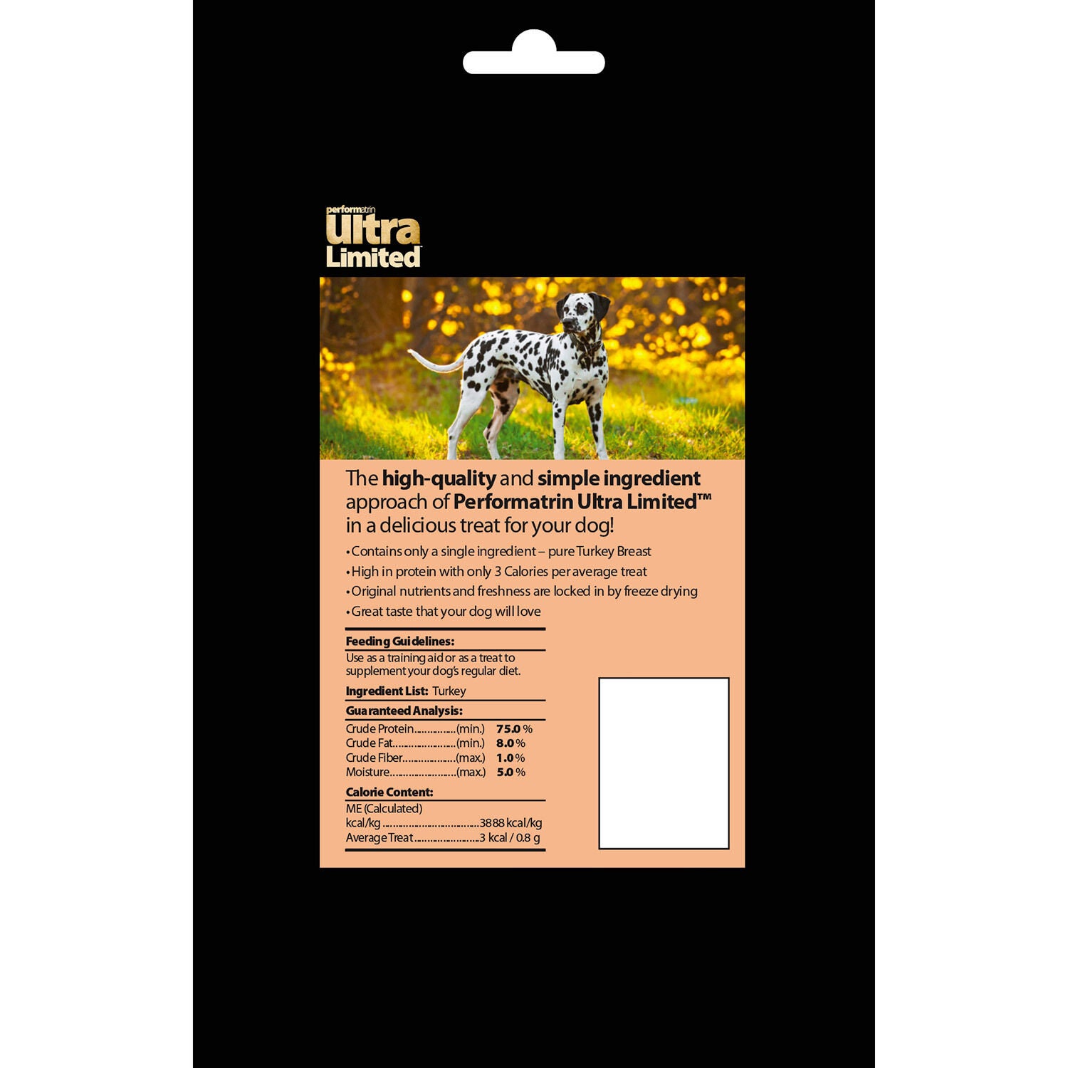 Performatrin Ultra Limited Ingredient Freeze Dried Turkey Breast Dog Treat