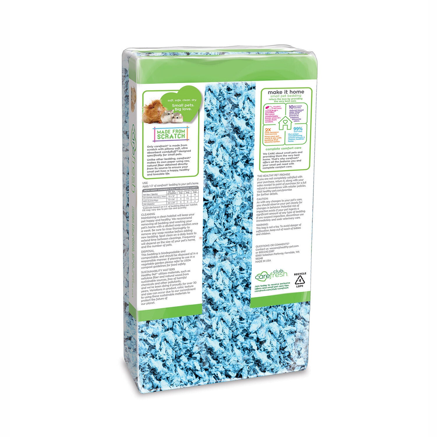 Carefresh Blue Small Animal Bedding
