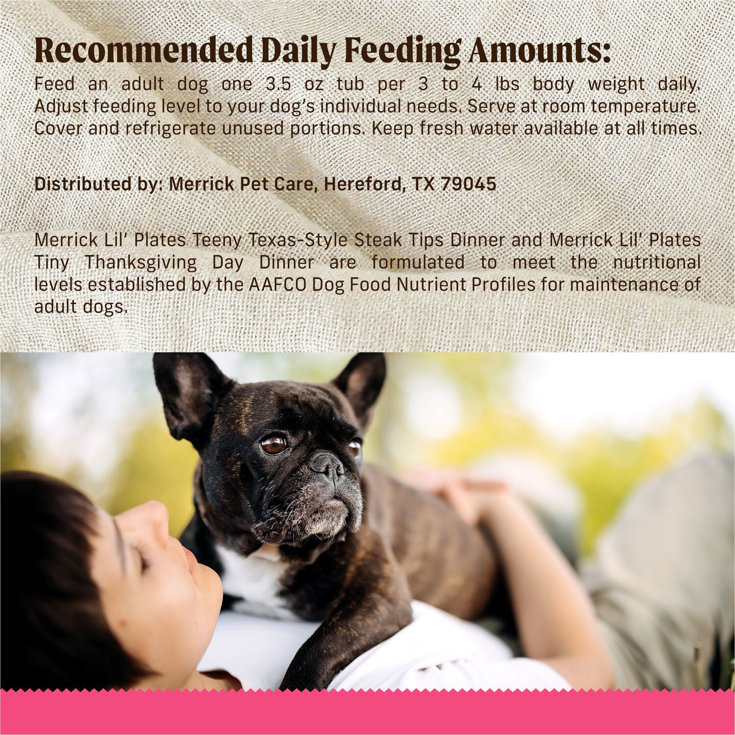 Merrick Lil&rsquo; Plates Grain Free Dinner Duos Soft Natural Wet Small Dog Food Variety Pack, Beef And Turkey 12-3.5-Oz Cups