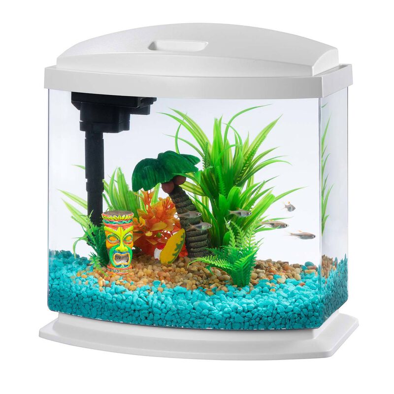 Led Mini Bow Smart Clean Desktop Aquarium Kit image number 1