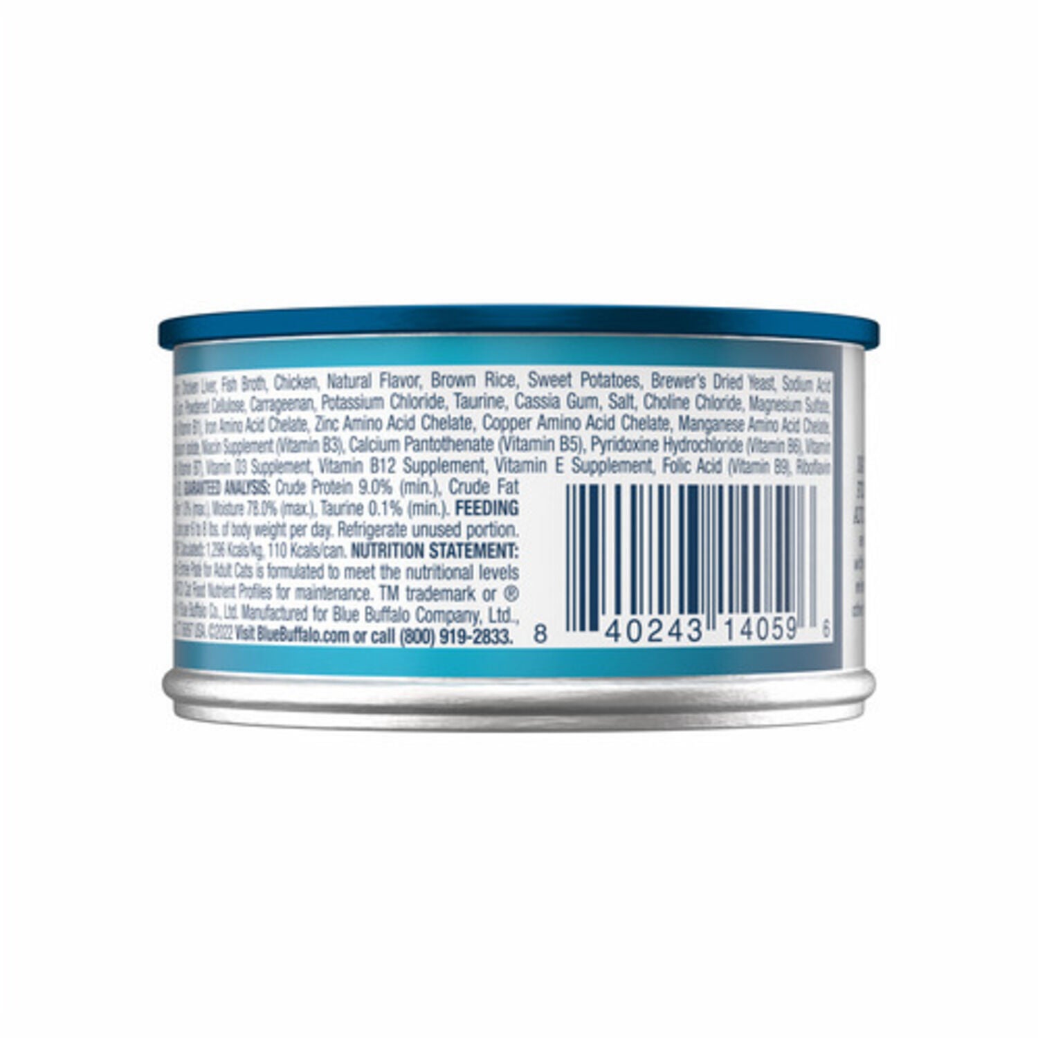 Blue Buffalo Wilderness Grain-Free Adult Wet Cat Food, Salmon Recipe, 5.5-Oz Can