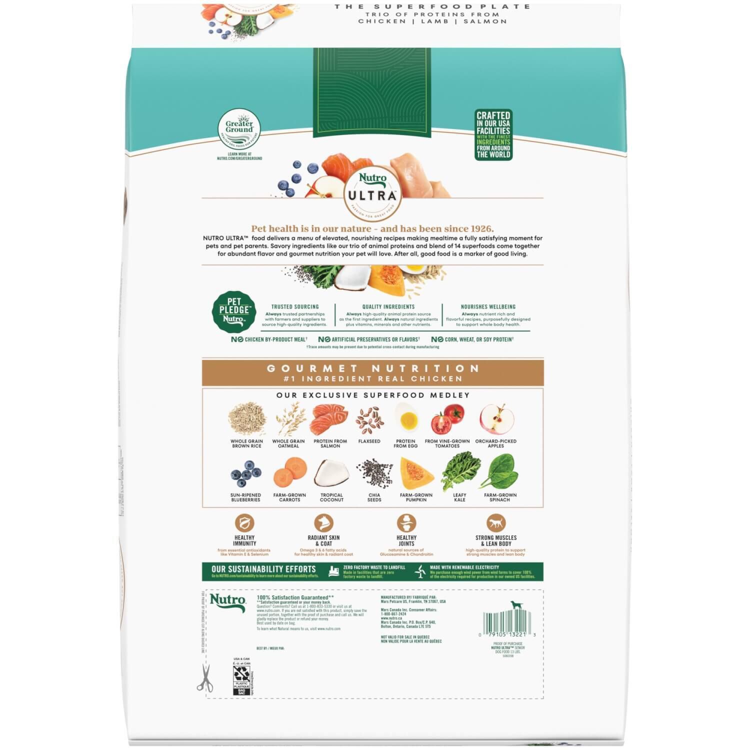 NUTRO ULTRA Senior Dry Dog Food