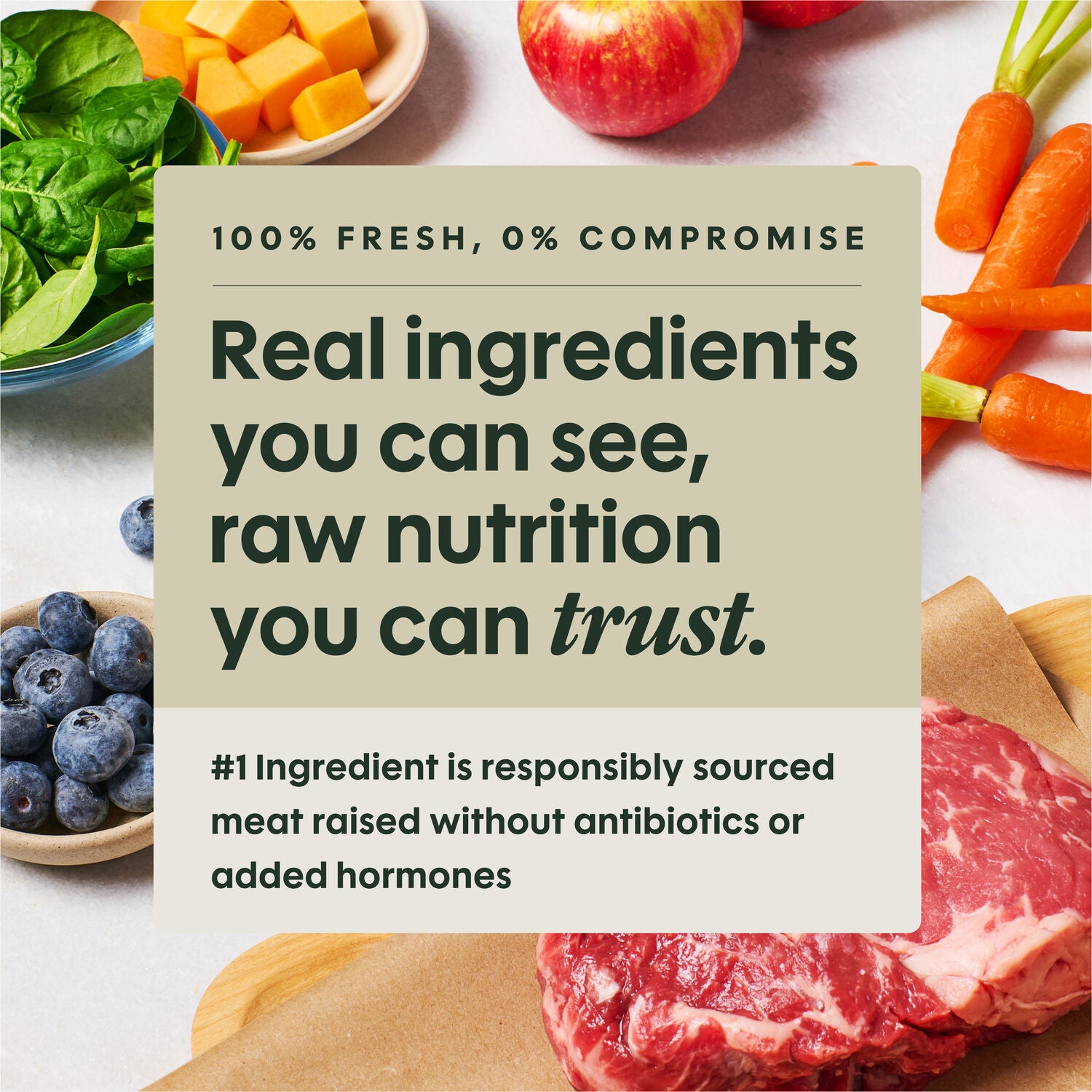 Instinct Freshraw Meals Frozen Dog Food, 8-Oz Pack Of 6, Variety Pack