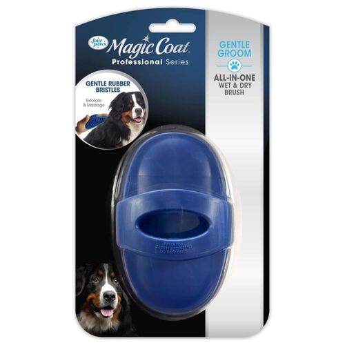 Four Paws Magic Coat Professional Series All In One Wet & Dry Brush For Dogs