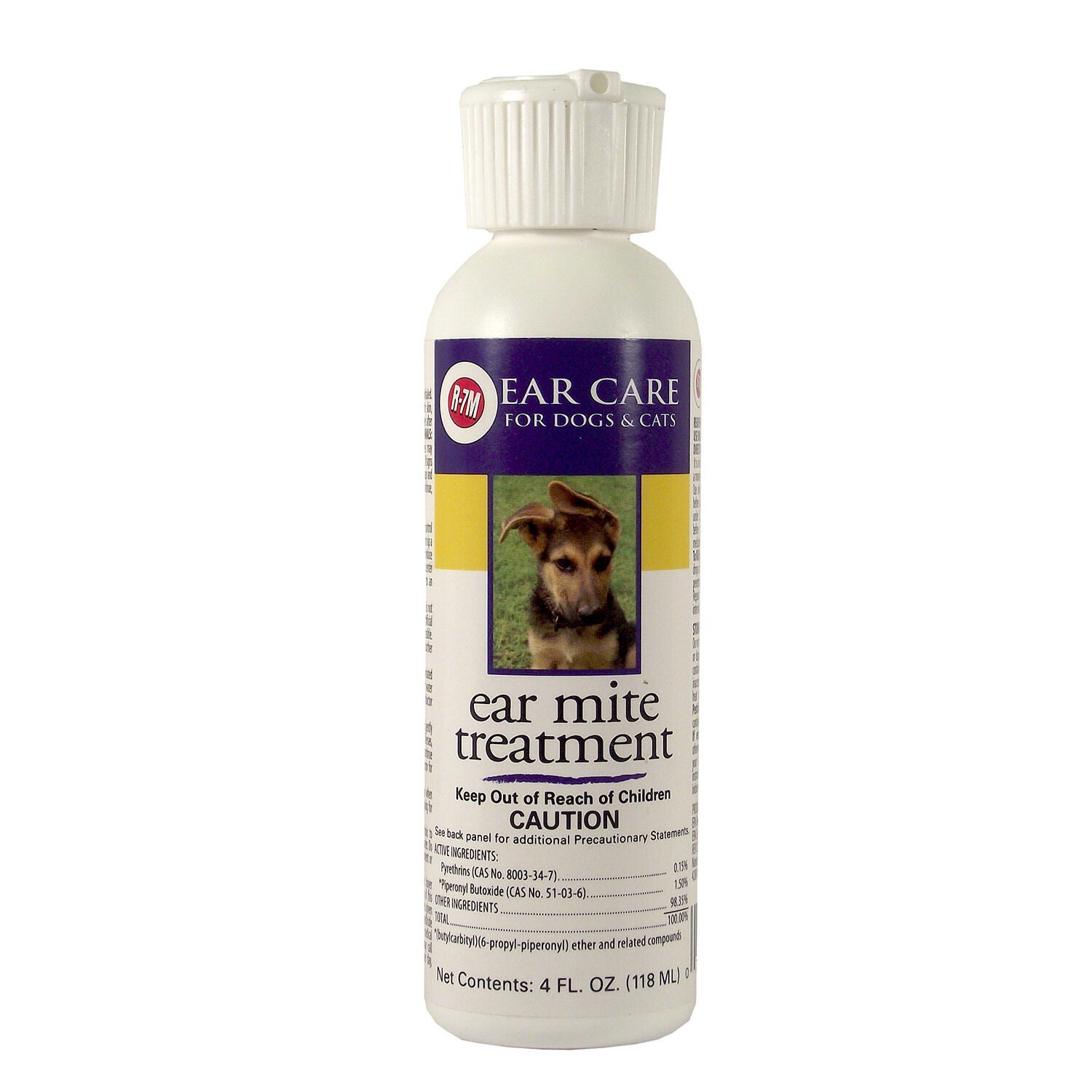 R 7m Ear Mite Treatment 4oz Pet Supermarket