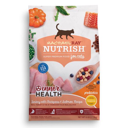 Inner Health Natural Dry Cat Food, Turkey With Chickpeas & Salmon Recipe