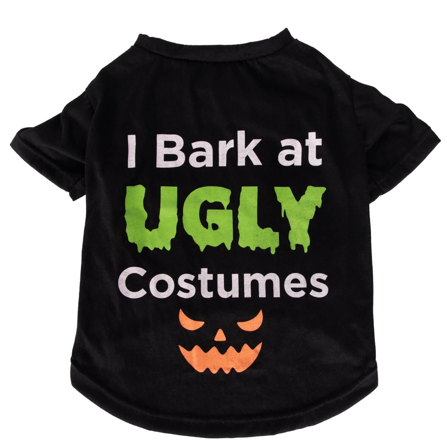 Lexington Road I Bark At Ugly Halloween Costumes Dog & Cat T-Shirt - Medium