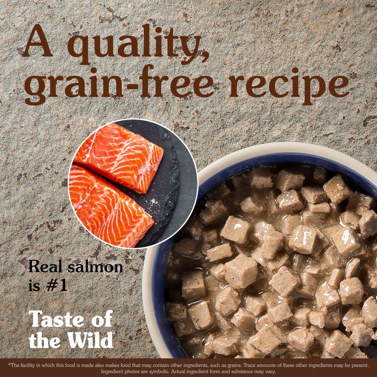 Taste Of The Wild Rocky Mountain Wet Cat Food Feline Recipe With Salmon And Venison In Gravy, 5.5-Oz Pack Of 24