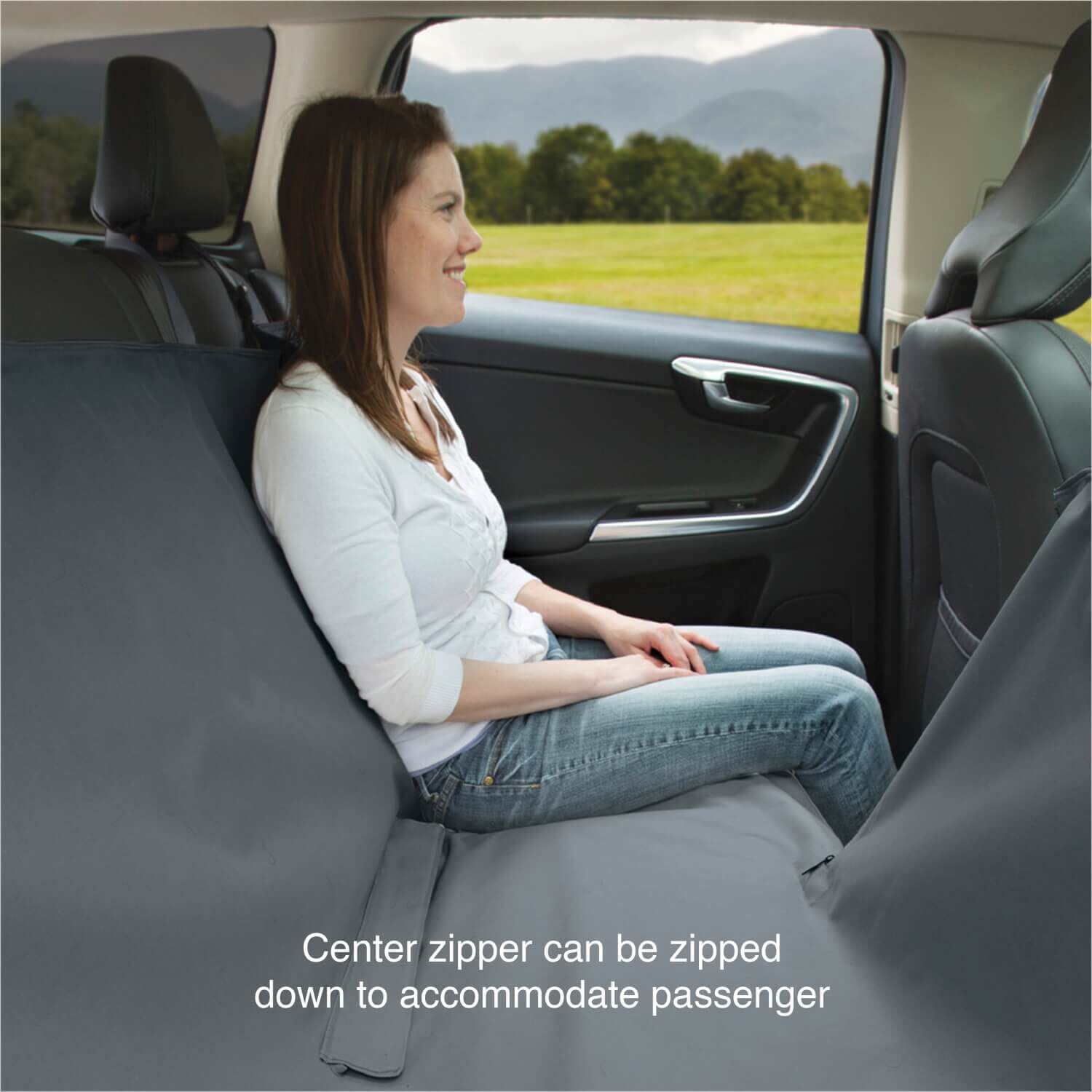 Kurgo Wander Dog Hammock Car Seat Cover For Pets Charcoal Pet