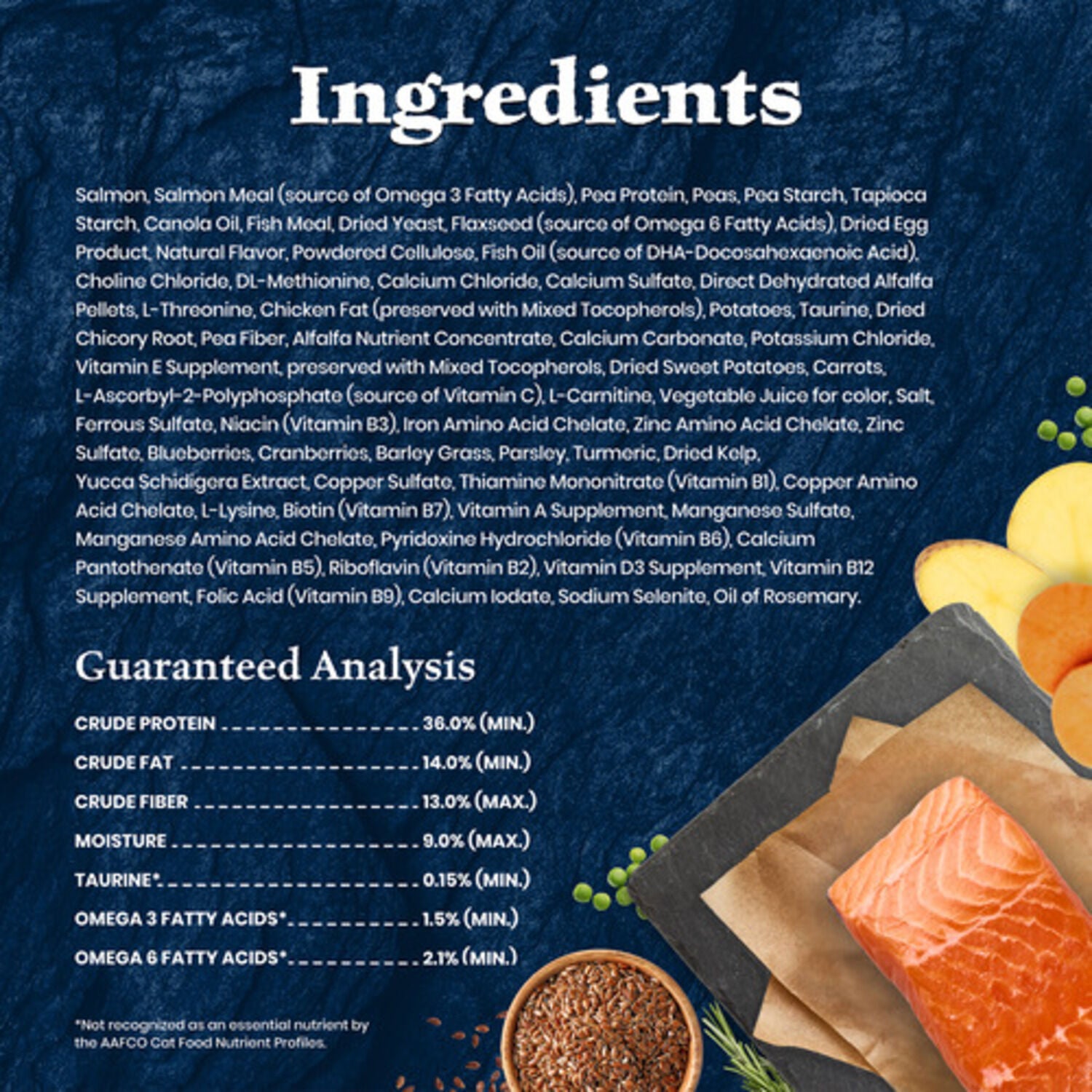 Blue Buffalo Wilderness Mature High-Protein & Grain-Free Salmon Recipe Dry Cat Food, 5-Lb Bag