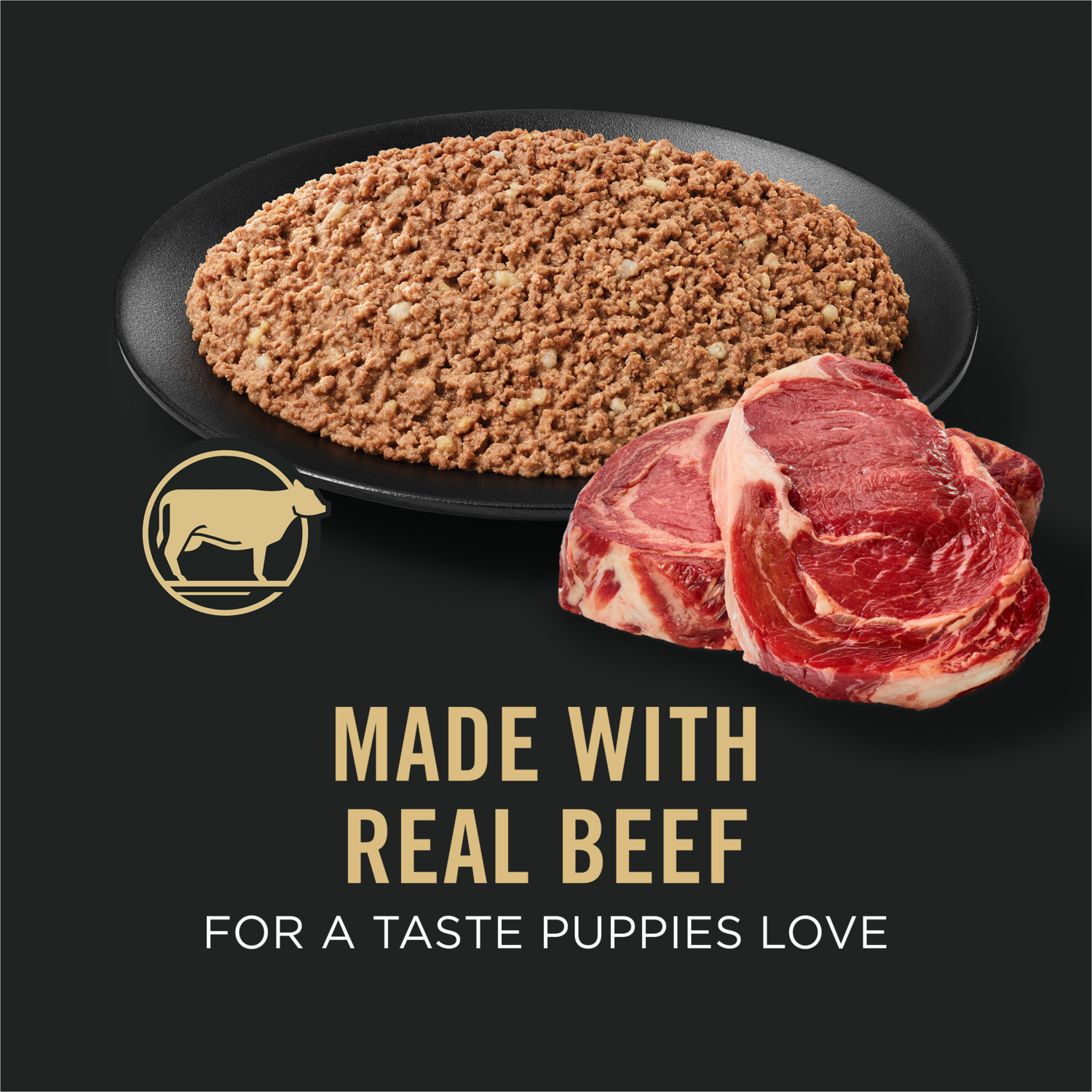 Purina Pro Plan Sport High Protein Puppy Formula Beef & Rice Entree Wet Dog Food - 13 Oz - Pack Of 12