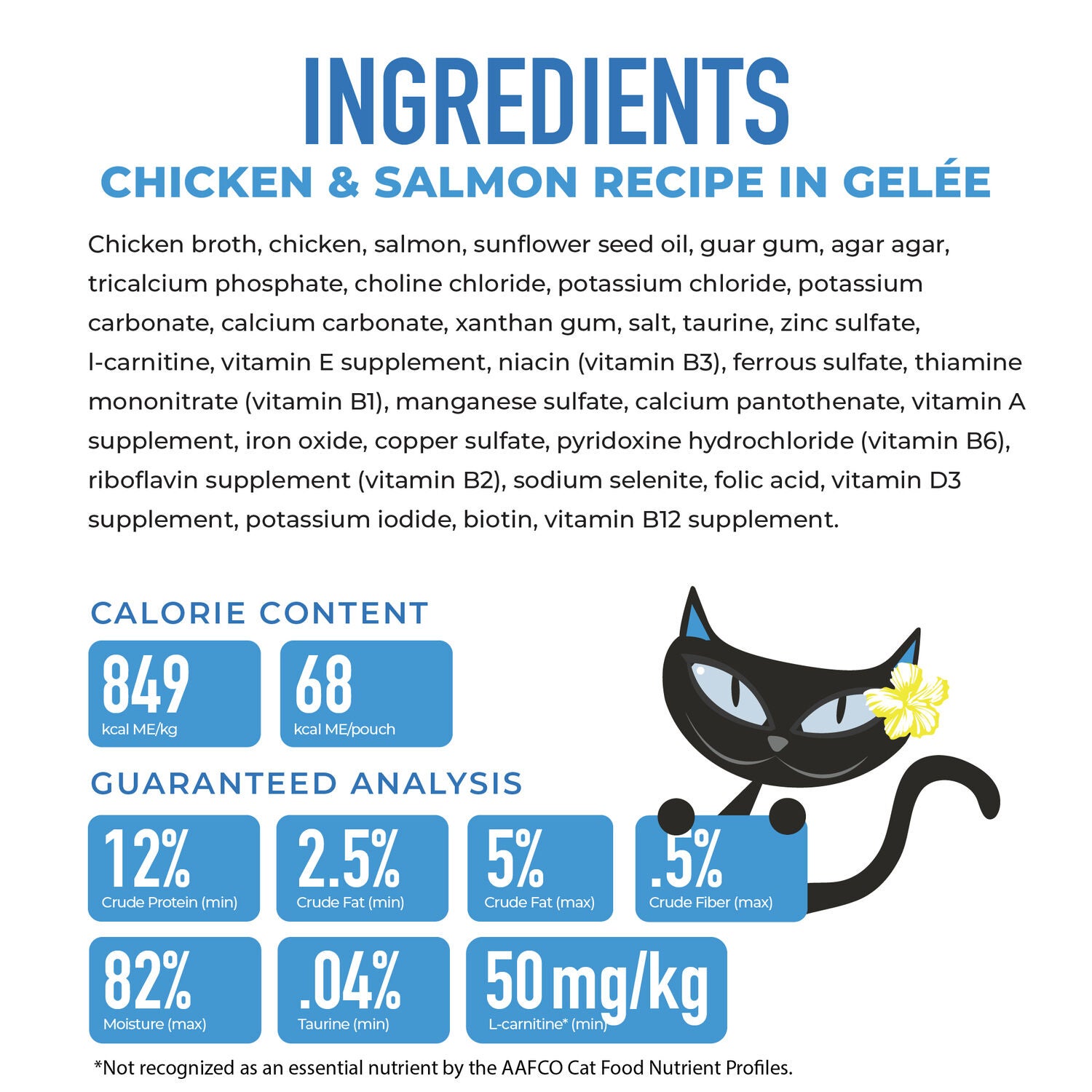 Tiki Cat Luau Lean Gelee Wet Cat Food, Chicken & Salmon 2.8 Oz. Pouch
