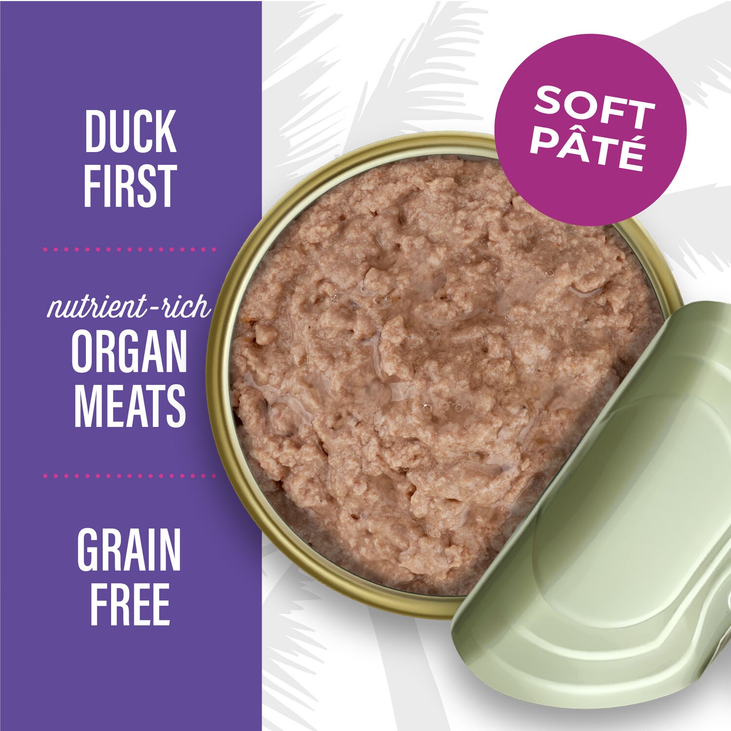 Tiki Cat After Dark Pate Wet Cat Food, Duck & Chicken Liver, 3 Oz. Can