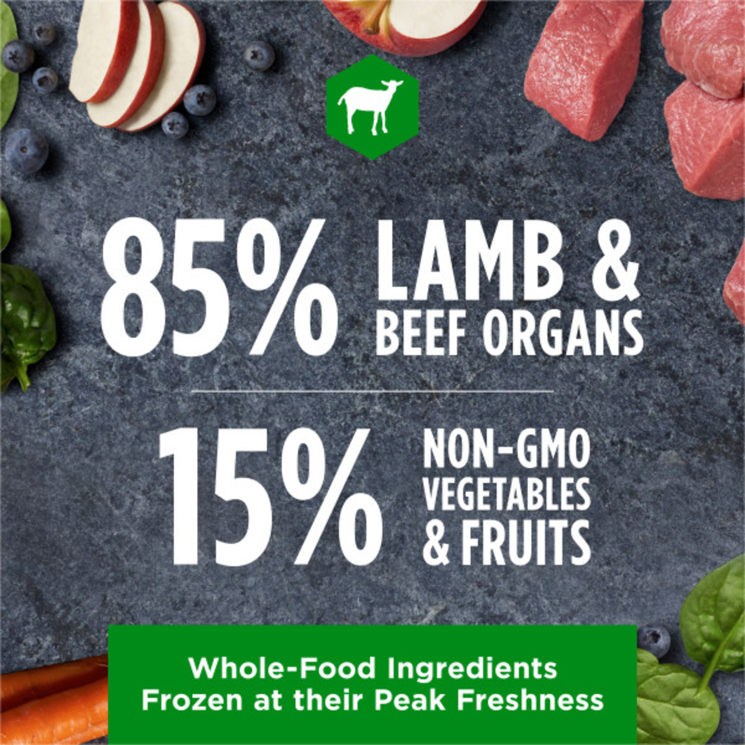 Instinct Raw Grass-Fed Lamb Bites Frozen Dog Food, 5.4Lb