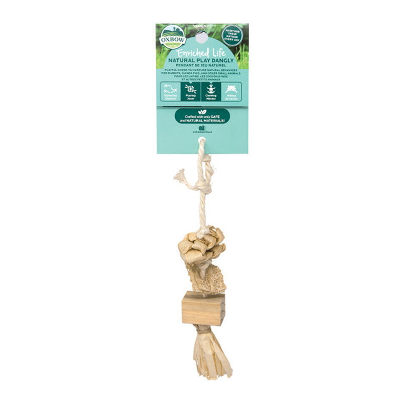 Enriched Life Natural Play Dangly Toy For Small Animals image number 1