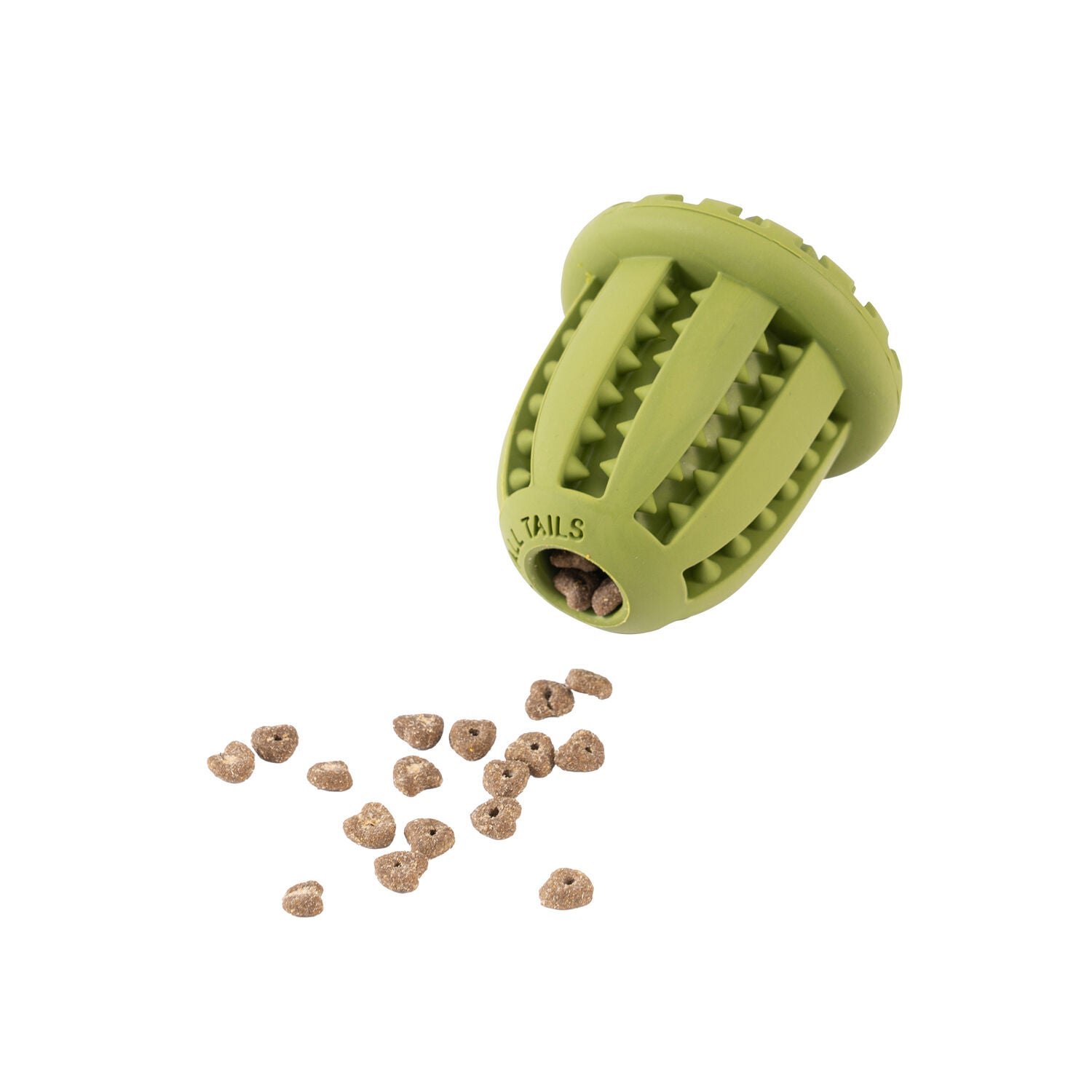 Tall Tails Natural Rubber Acorn Interactive Treat Dispensing Dog Toy, 3"