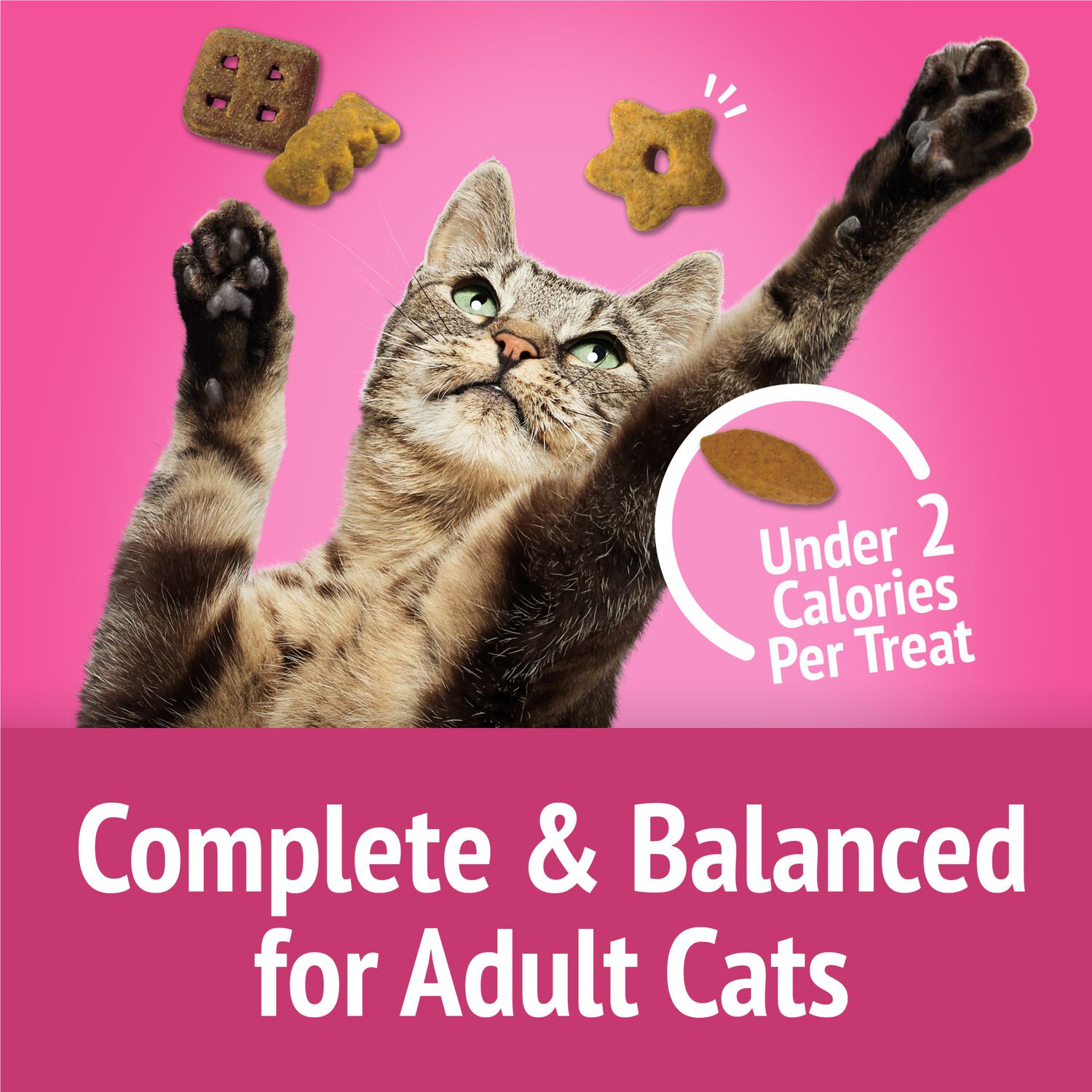 Purina Friskies Party Mix California Crunch Low-Calorie Cat Treats, 6-Oz Bag