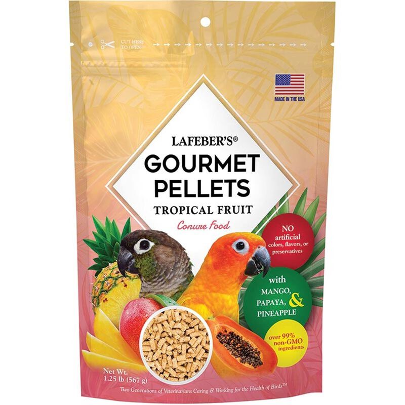 Tropical Fruit Pellets For Conures Bird Food