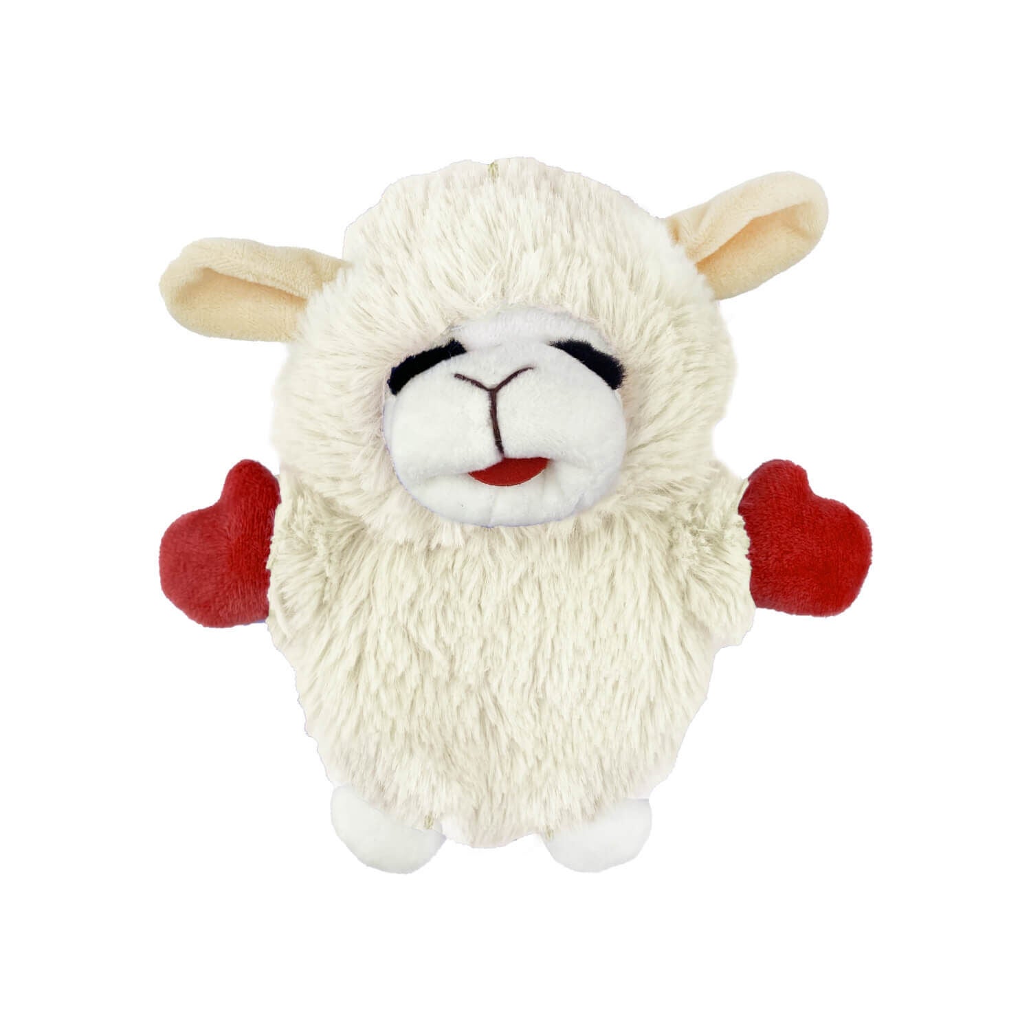Multipet Mini Lamb Chop Crinkle Dog Toy, 6"