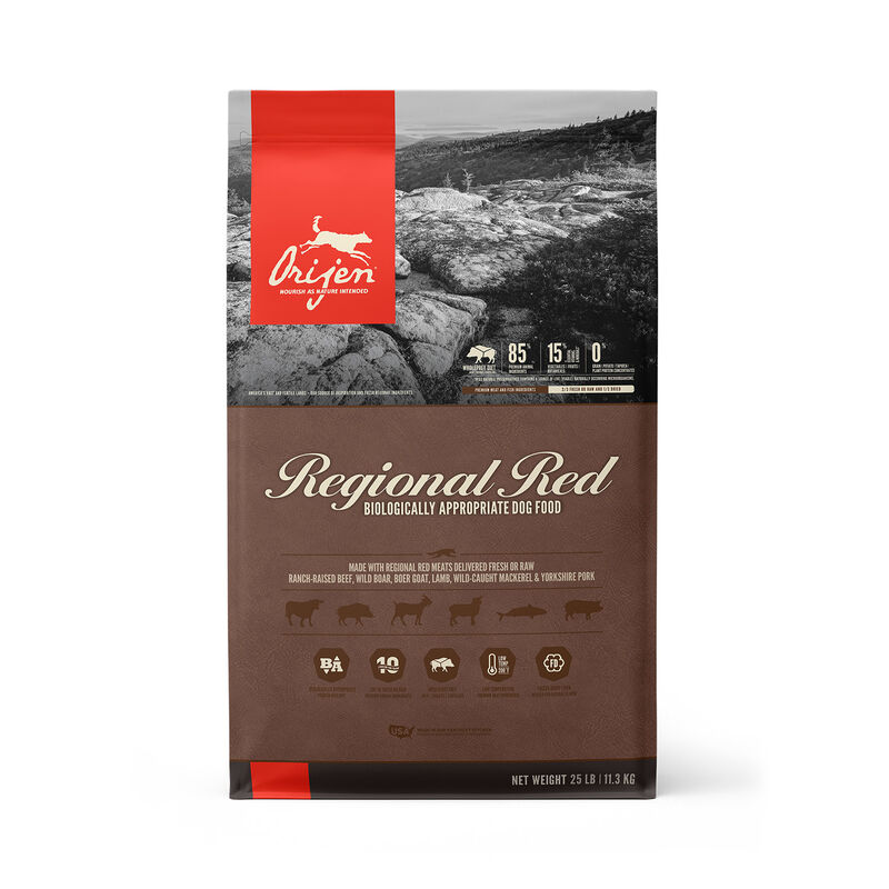 Orijen Regional Red Grain & Poultry Free Dry Dog Food