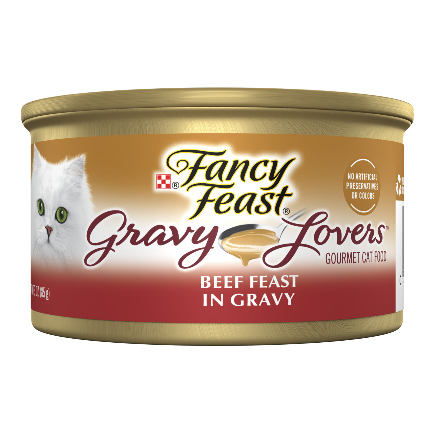 Fancy Feast Gravy Lovers Beef Feast Gourmet Wet Cat Food In Gravy - 3 Oz.