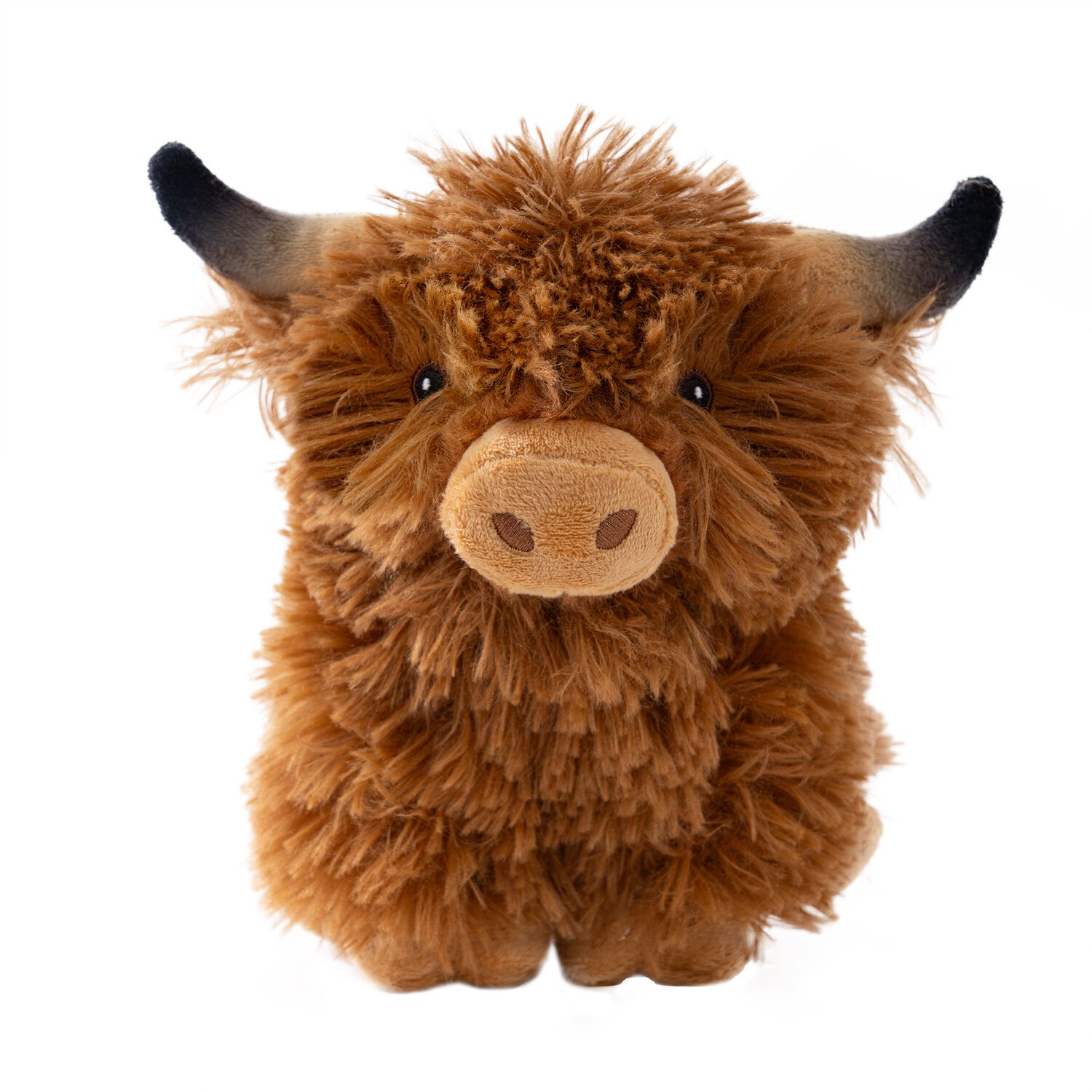 Tall Tails Highland Cow Plush Squeaker Plush Dog Toy, 8-Inch