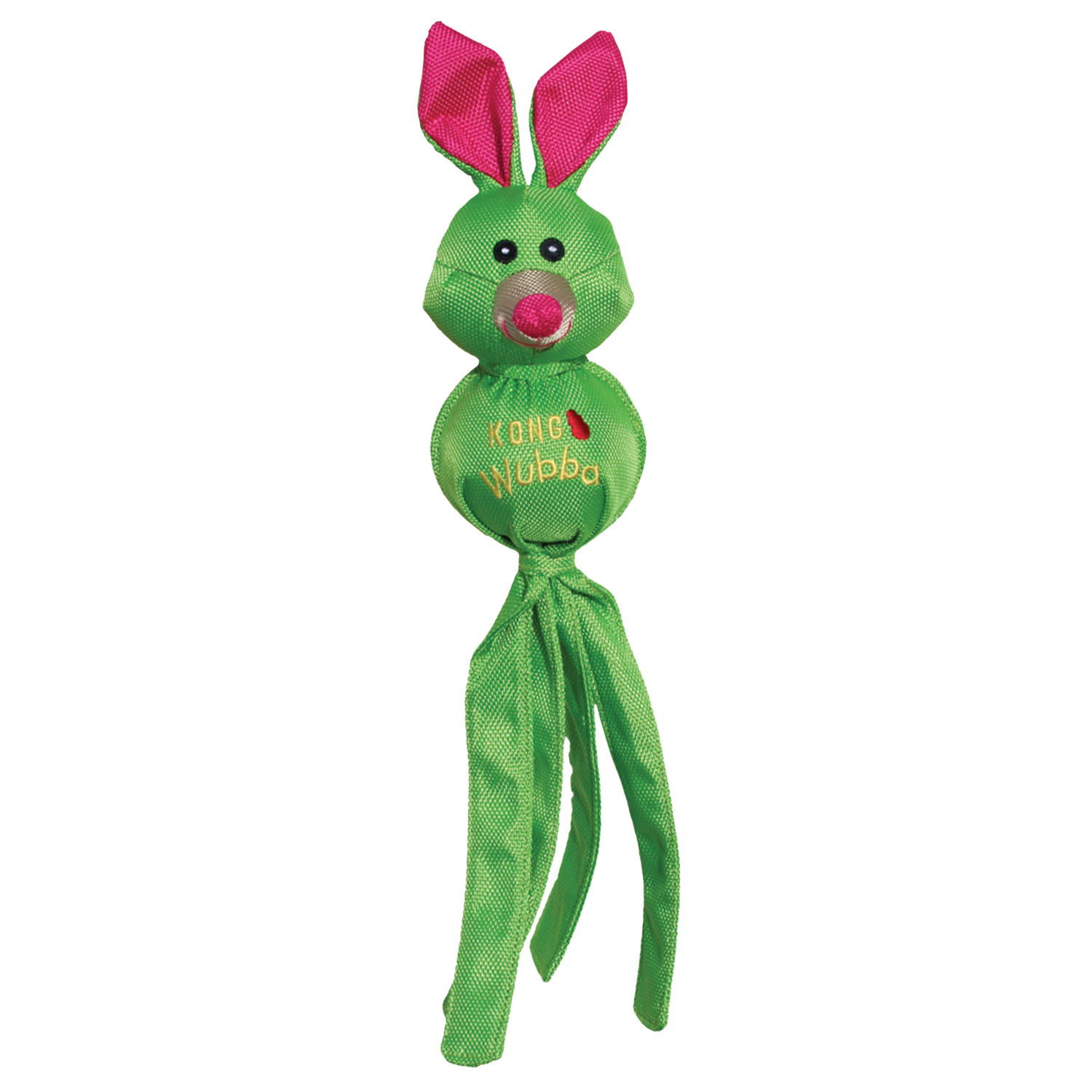 Kong Wubba&trade; Friends Ballistic Squeaky Durable Tug Dog Toy, Assorted Characters, 14"