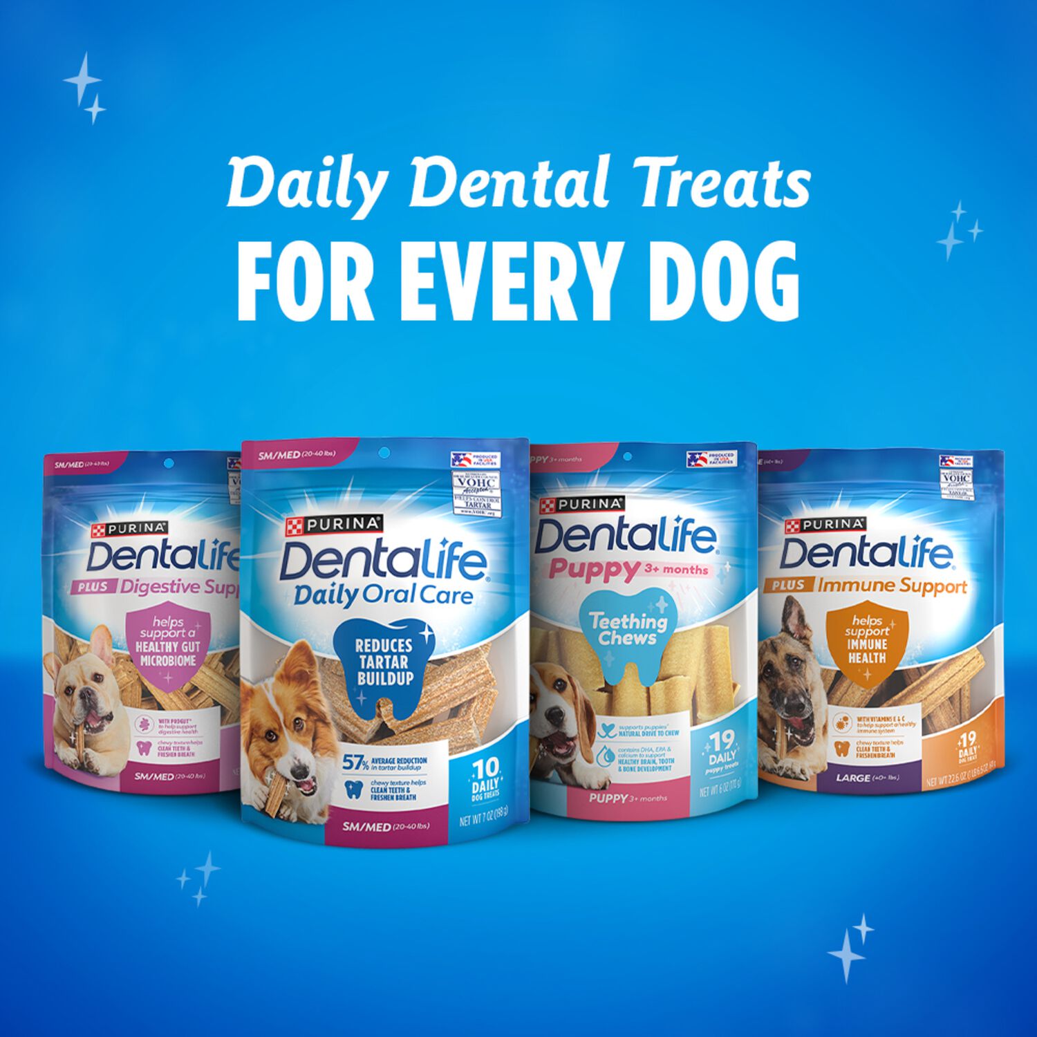 Purina Dentalife Daily Oral Care Chicken Flavor Dog Treats, Large Sized Dogs, 18-Count Bag