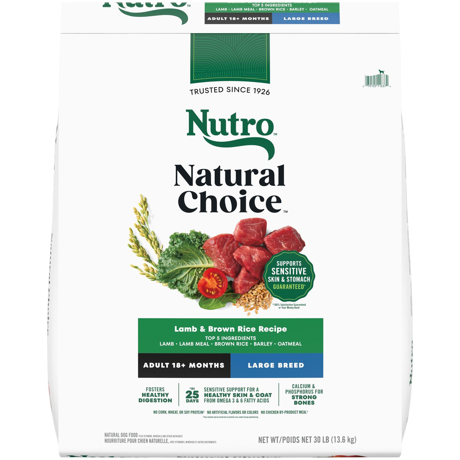 Nutro Natural Choice Adult Large Breed Lamb & Brown Rice Recipe Dry Dog Food