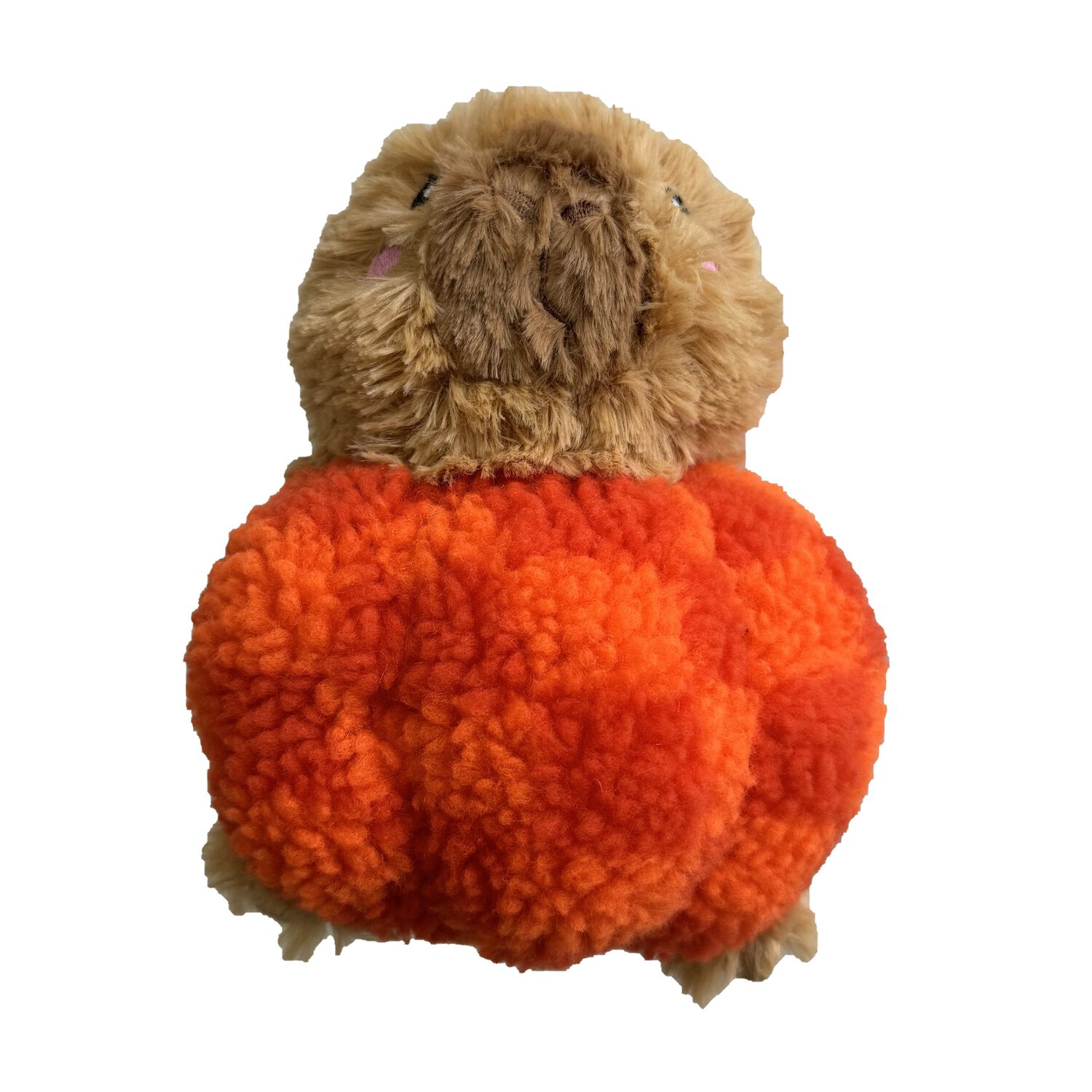 Aristopet Pumpkin Spice Capybara Pumpkin Plush Dog Toy, Small