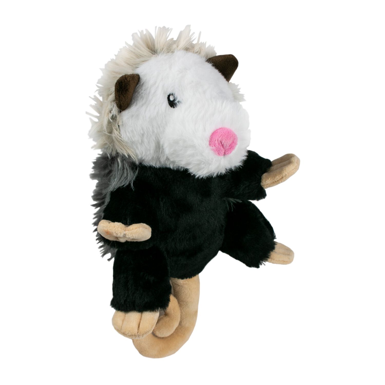 Tall Tails Possum Rope Body Squeaker Plush Dog Toy, 12-Inch